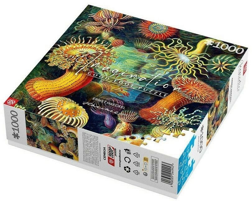 Пазл Ernst Haeckel: Sea Anemones/Stworzenia morskie 1000 эл. (5908305244943) фото 3