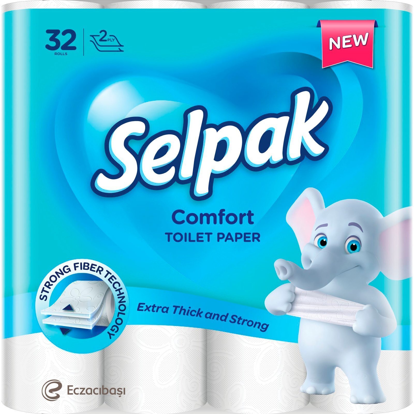 Туалетная бумага Selpak Comfort 2 слоя 32in фото2