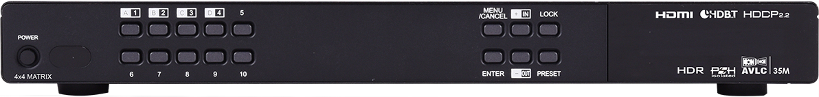 Матричний комутатор та HDBaseT Передавач HDMI 4x4 Cypress CPLUS-44PLVфото2