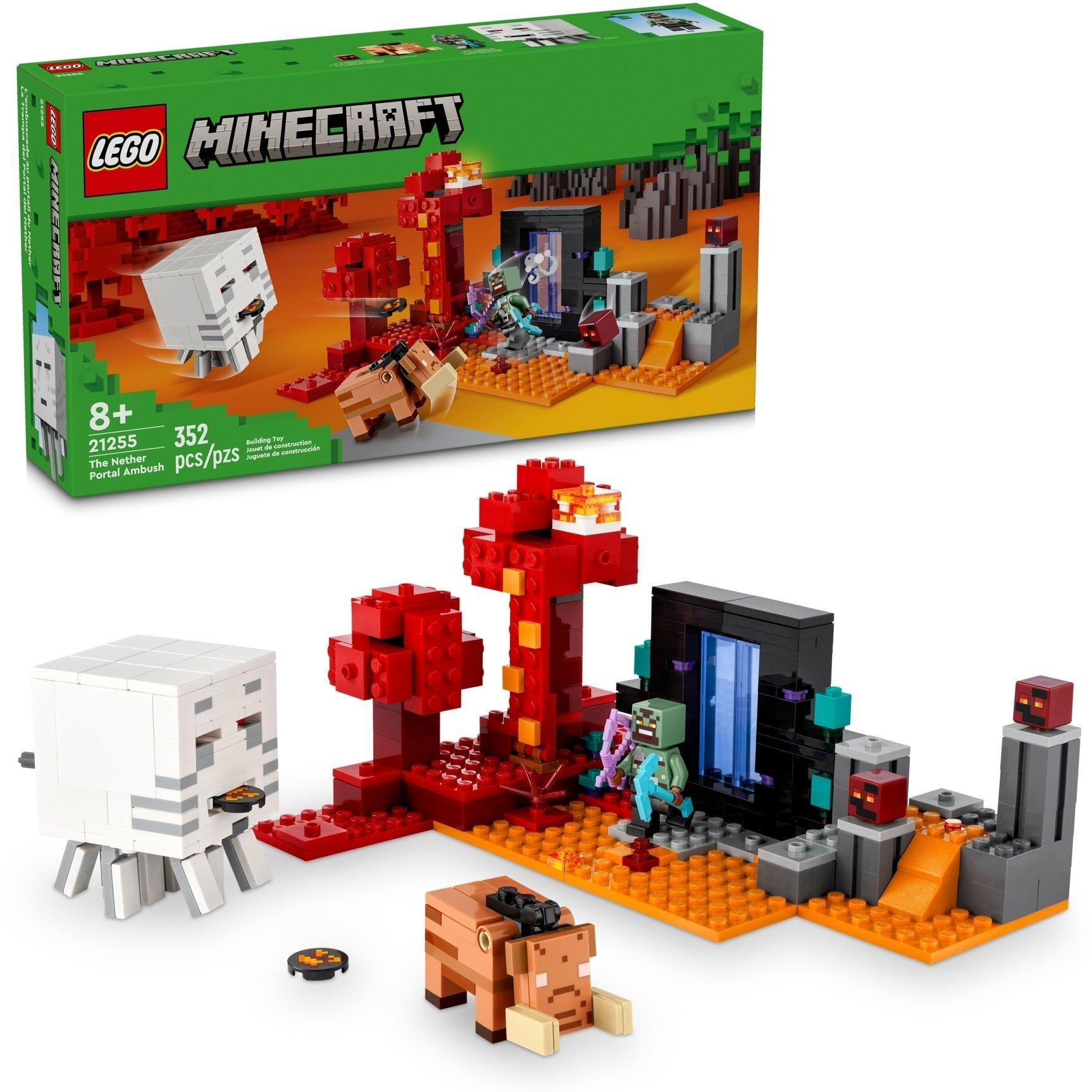 LEGO Minecraft Засада возле портала в нижний мир 21255 фото 2
