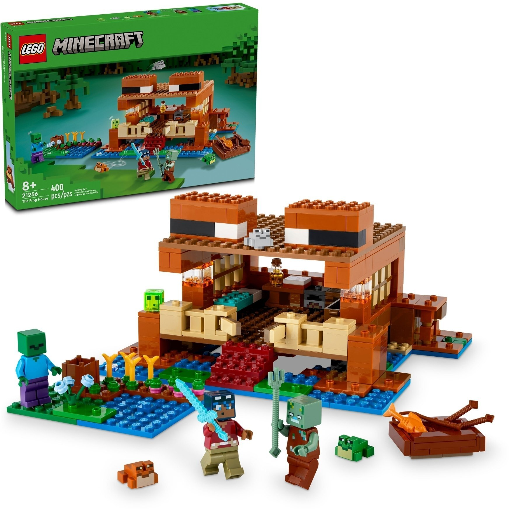 LEGO Minecraft Будиночок у вигляді жаби 21256фото2