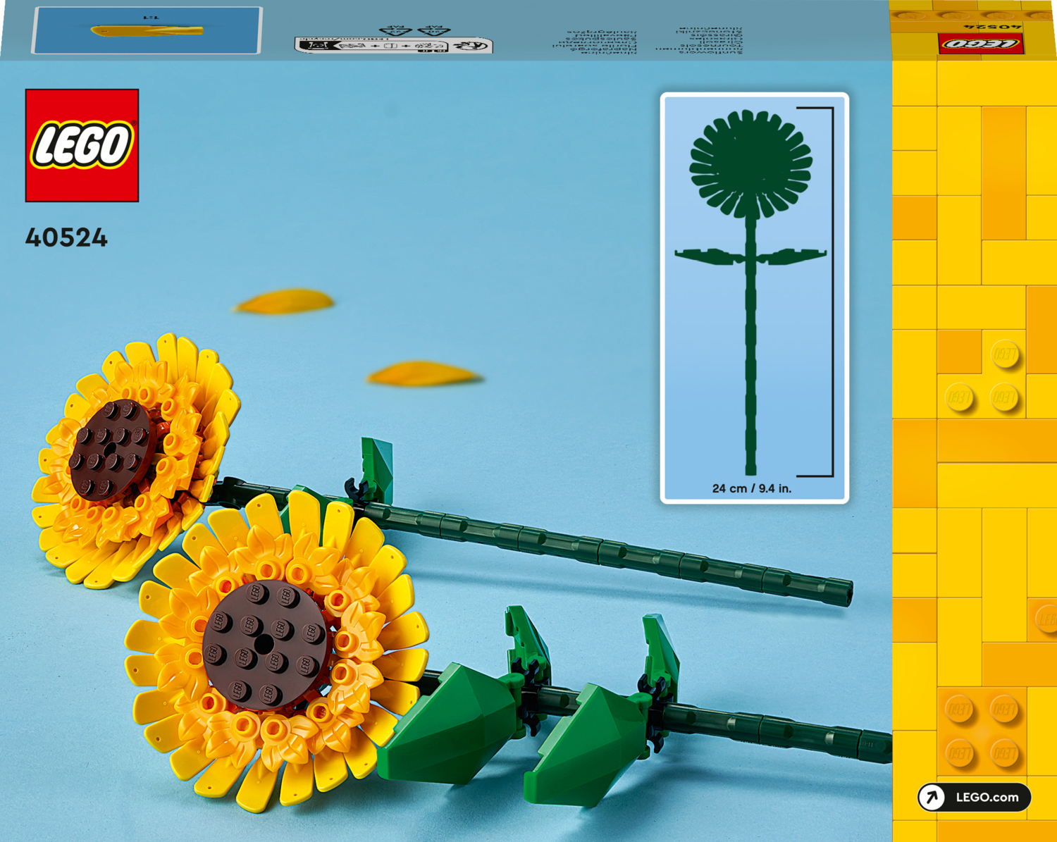 LEGO Botanicals Подсолнухи 40524 фото