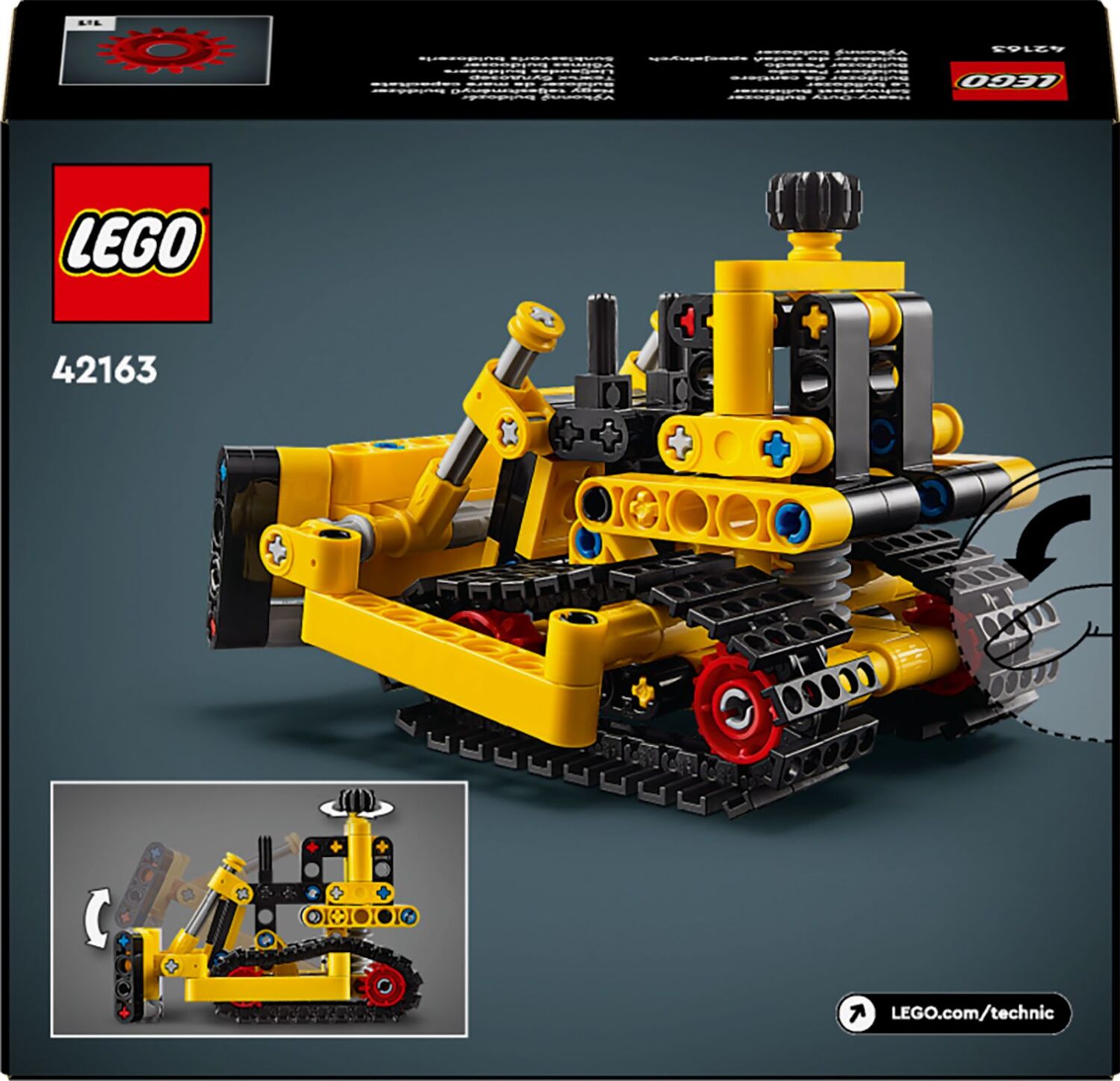 LEGO Technic Сверхмощный бульдозер 42163 фото