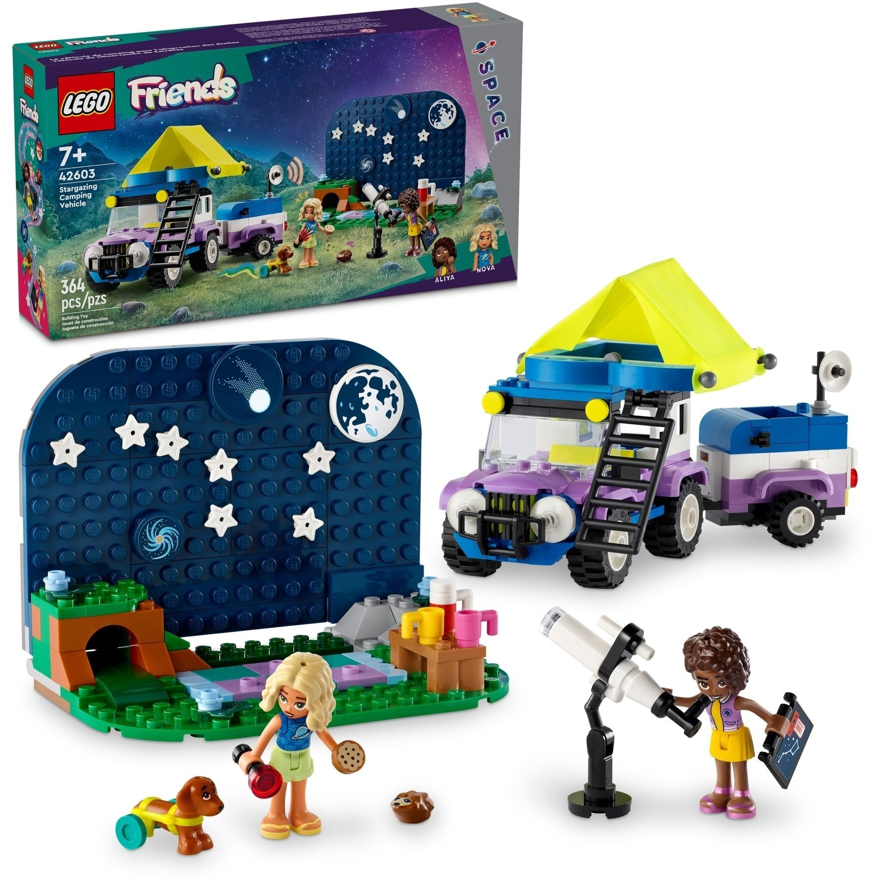 LEGO Friends Кемпинговый автомобиль для наблюдения за звездами 42603 фото 2