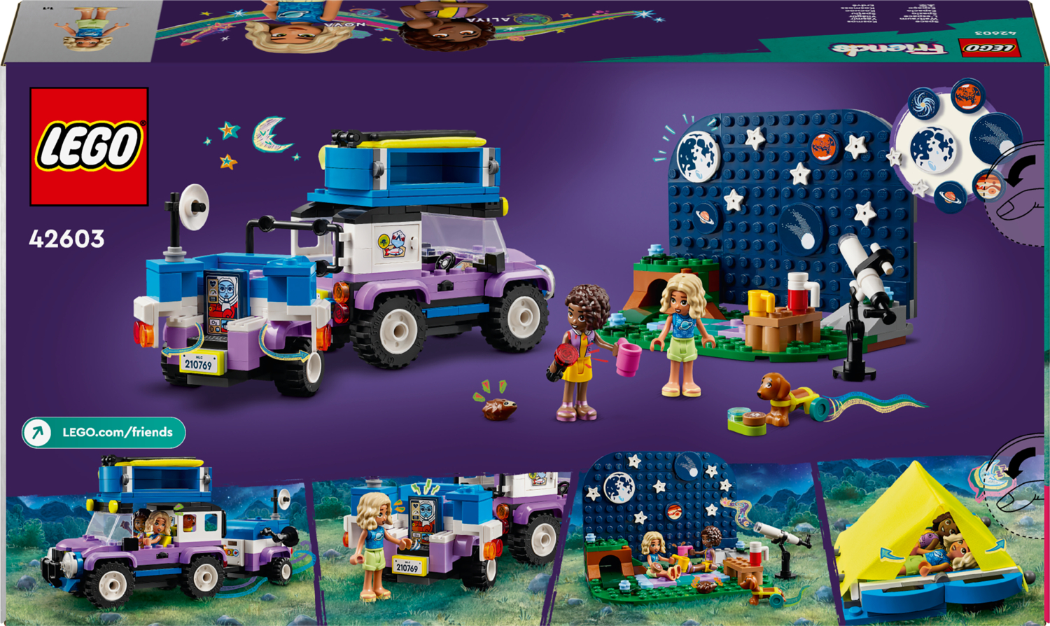 LEGO Friends Кемпинговый автомобиль для наблюдения за звездами 42603 фото