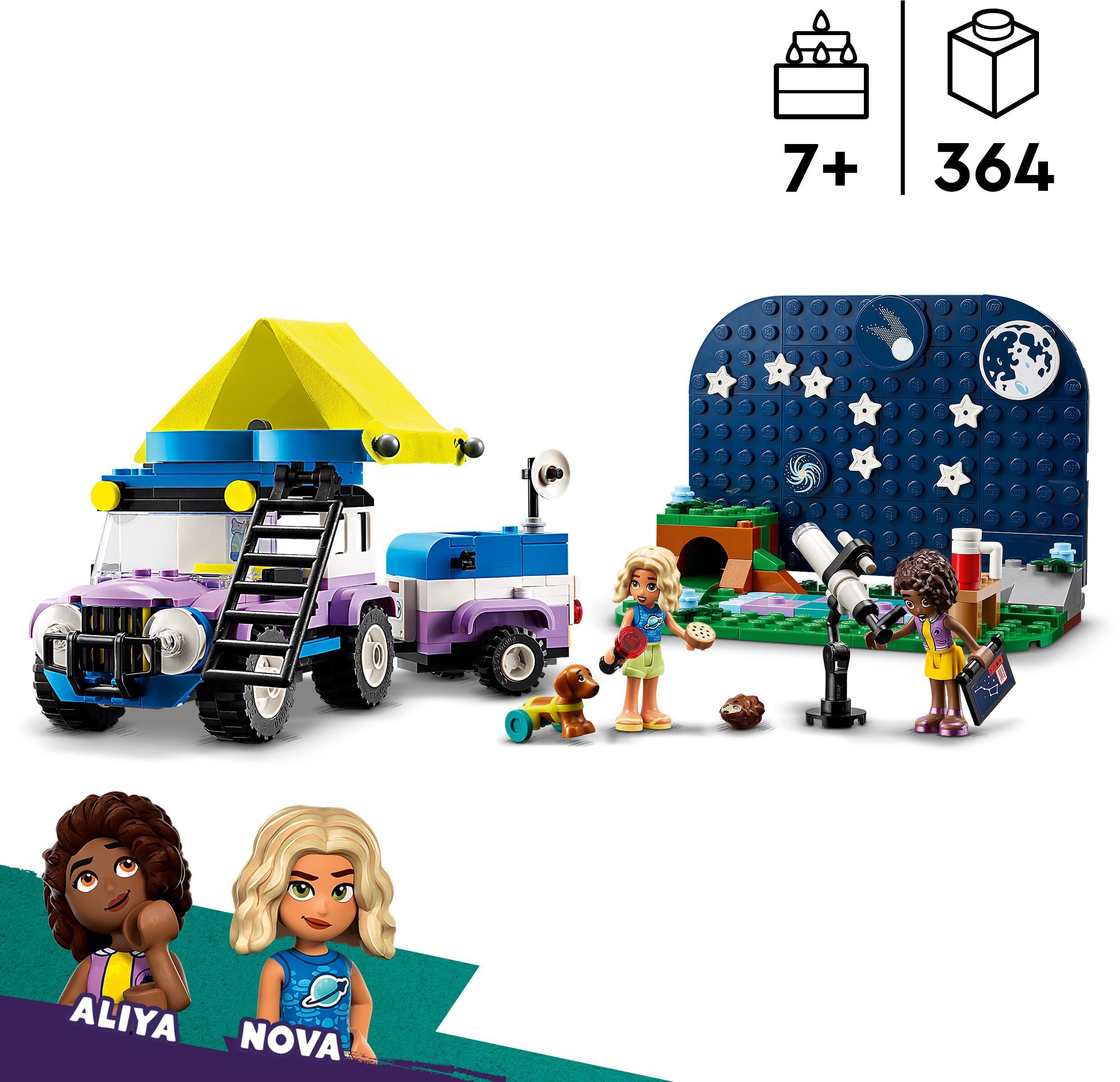 LEGO Friends Кемпинговый автомобиль для наблюдения за звездами 42603 фото 2