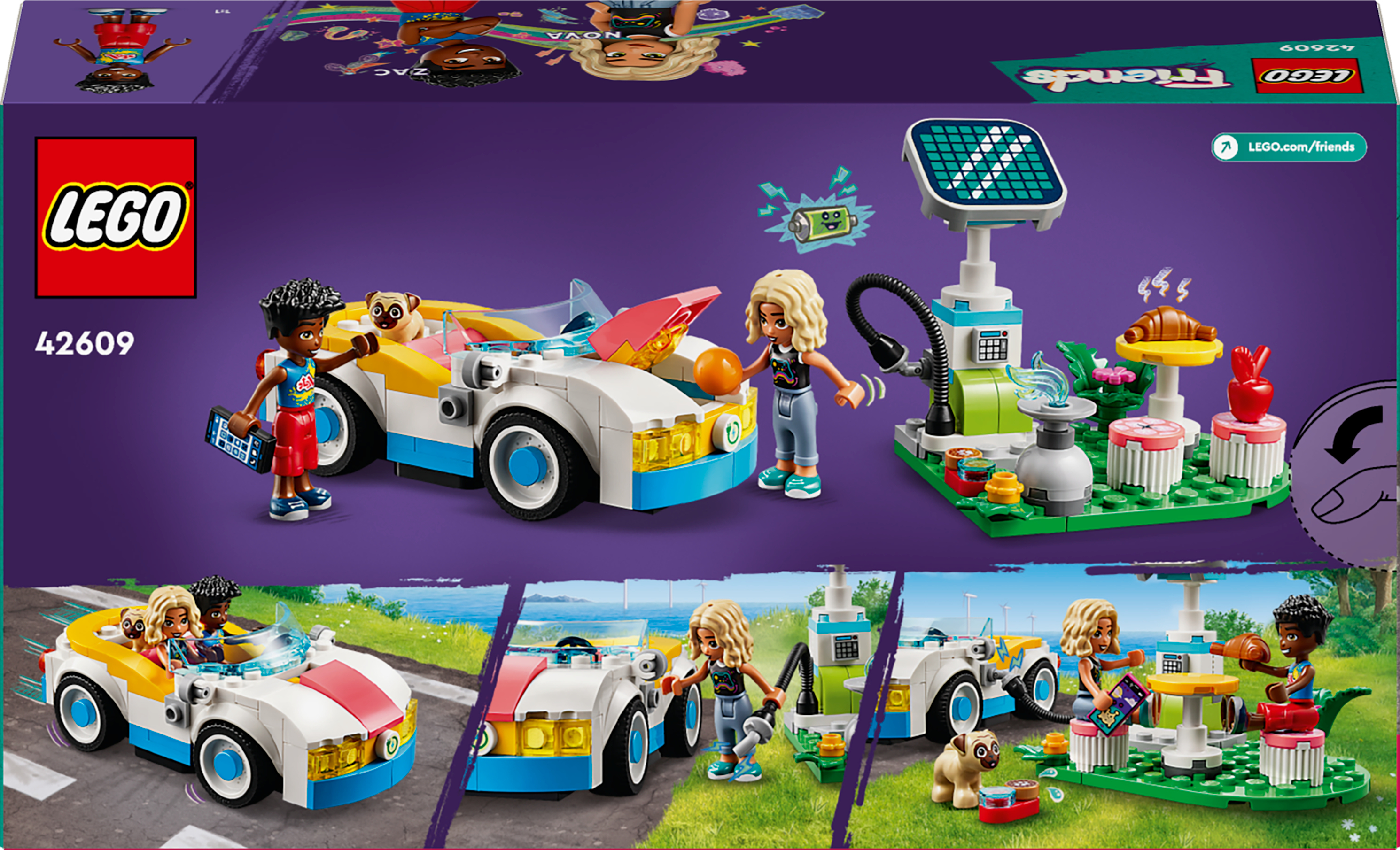 LEGO Friends Электромобиль и зарядное устройство 42609 фото 11