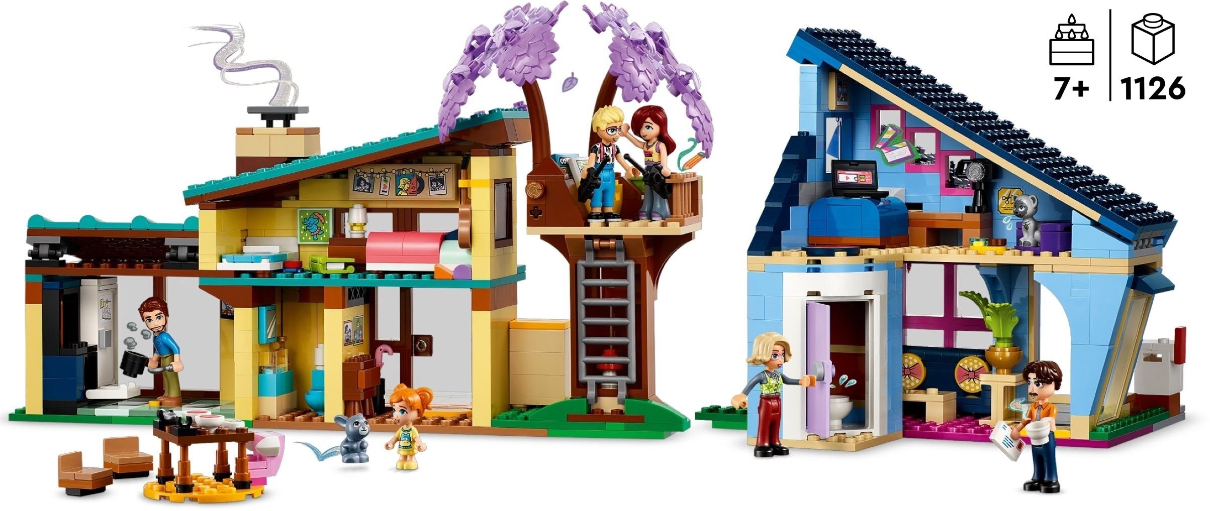 LEGO Friends Семейные дома Олли й Пейсли 42620 фото 2