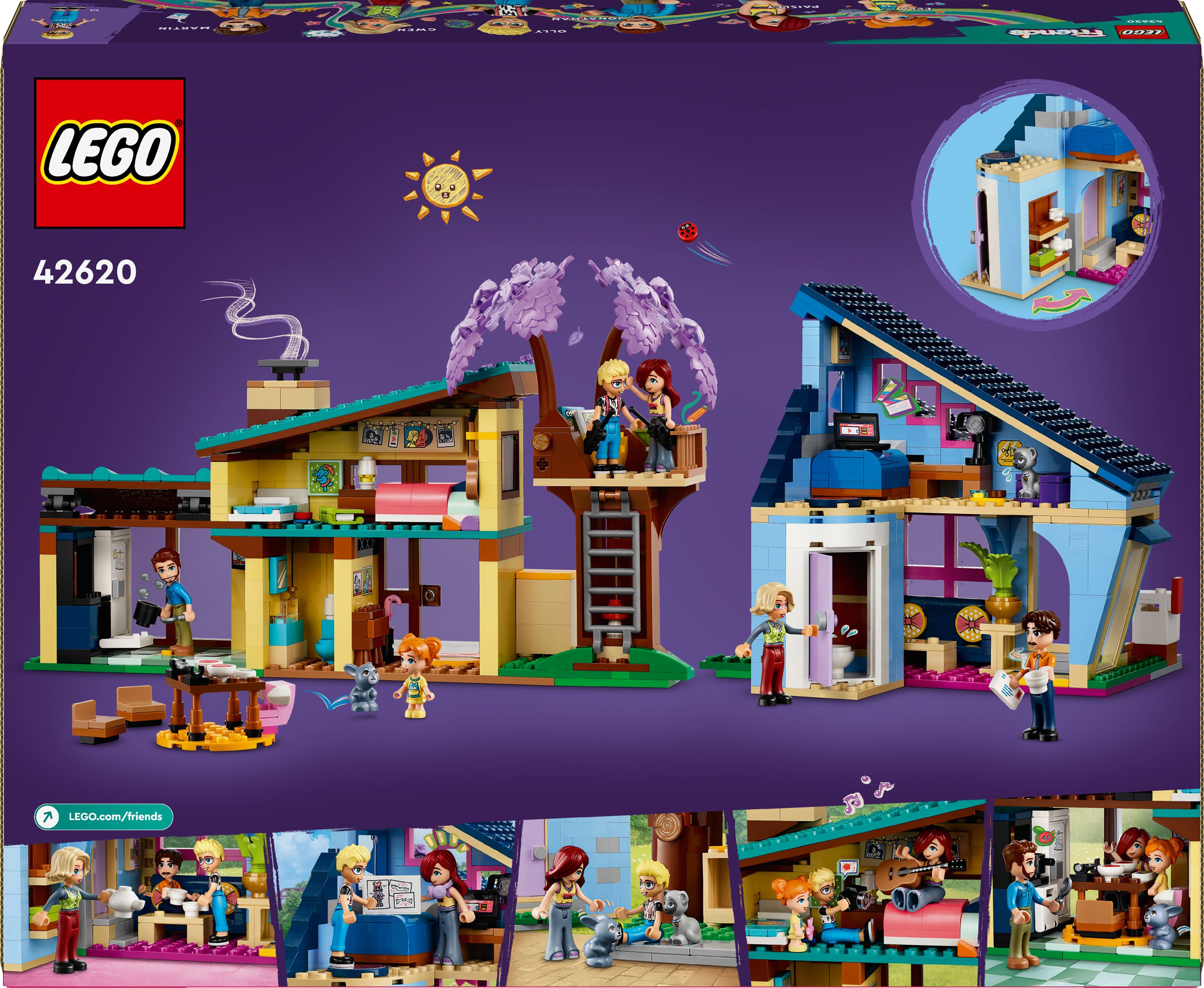 LEGO Friends Семейные дома Олли й Пейсли 42620 фото 10