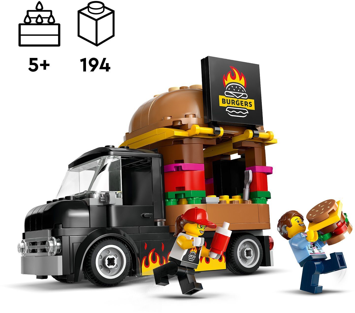 LEGO 60404 City Вантажівка з гамбургерамифото