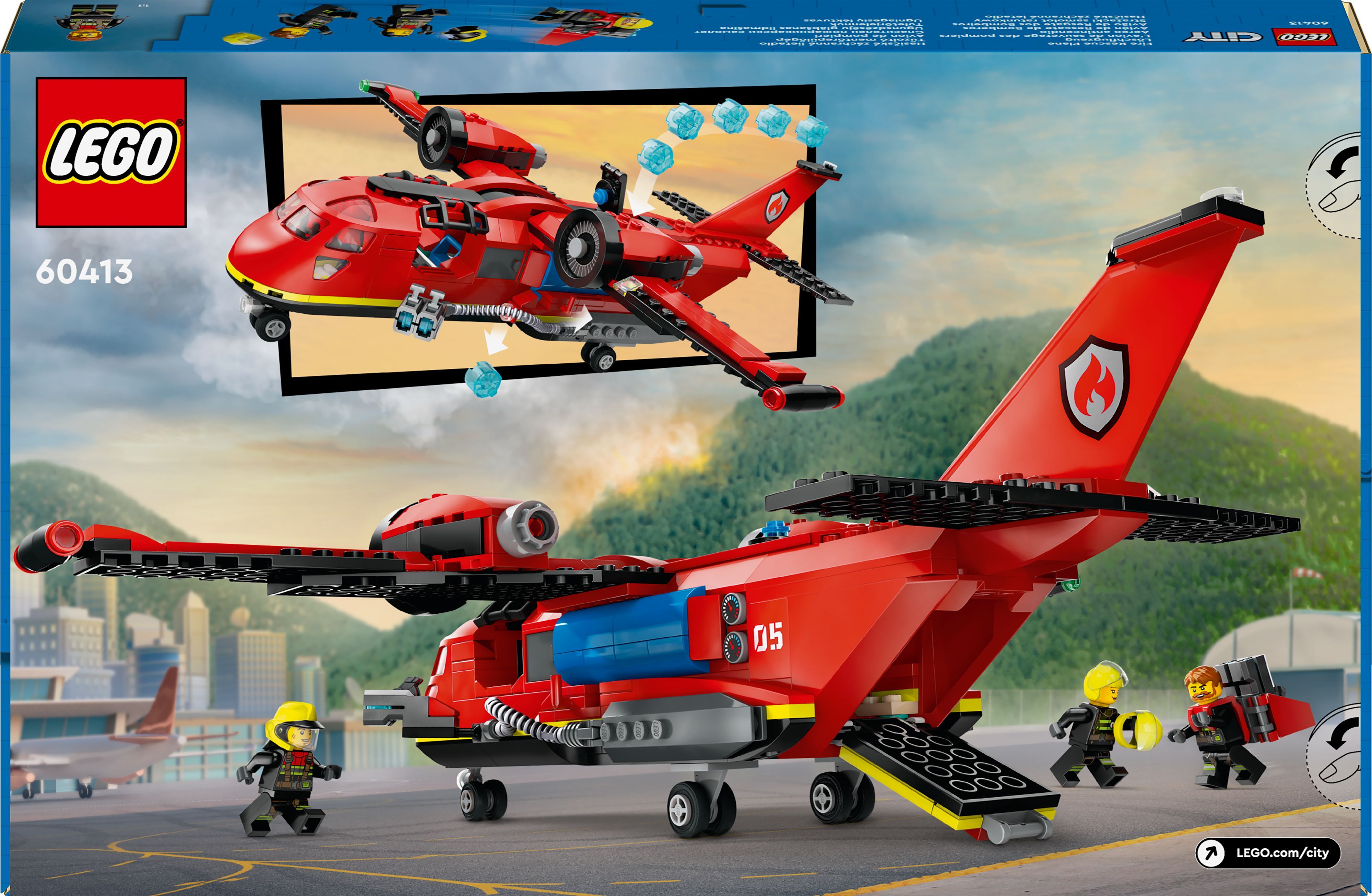LEGO City Пожарный спасательный самолет 60413 фото 8