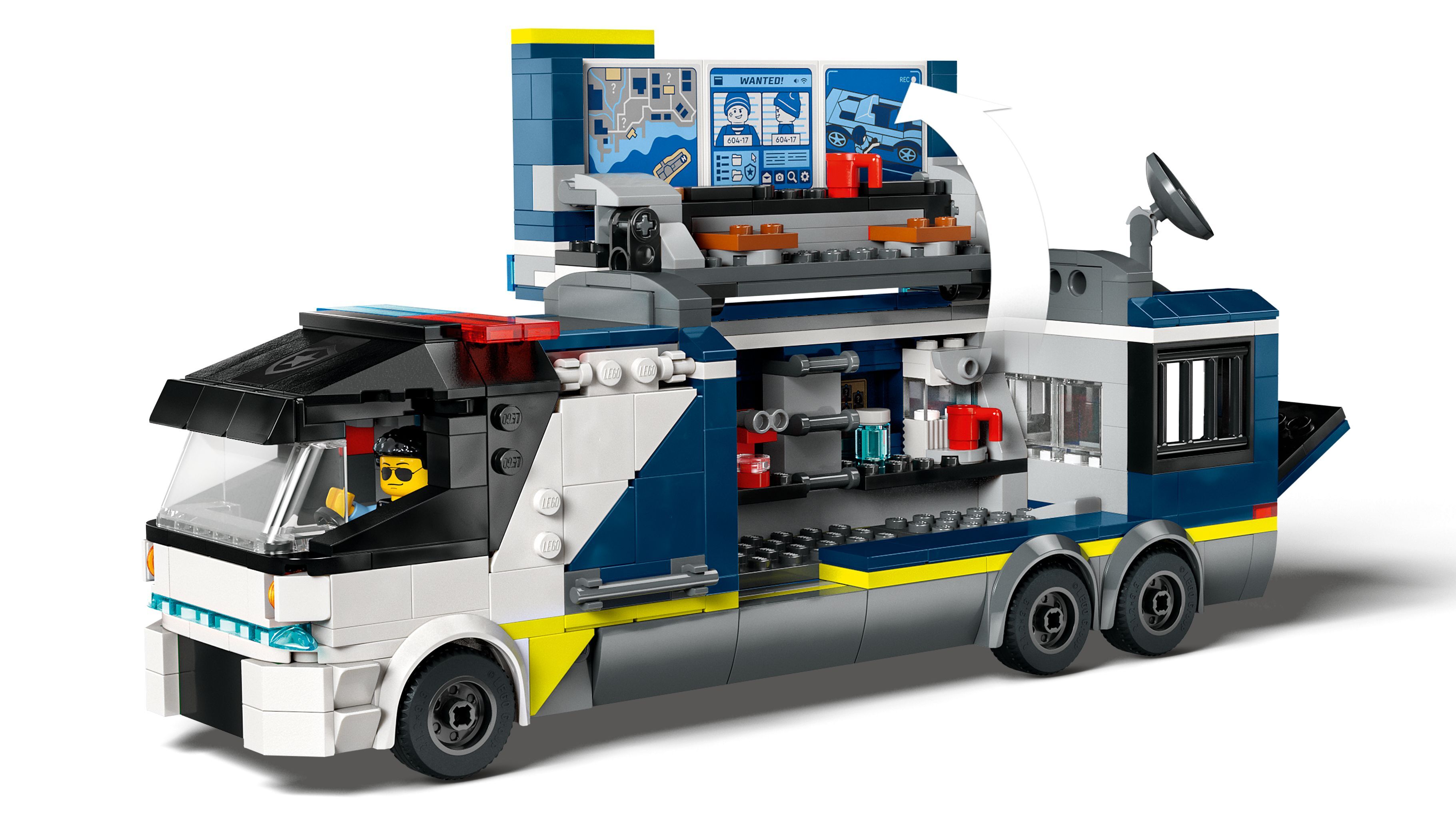 LEGO City Пересувна поліцейська криміналістична лабораторія 60418фото7