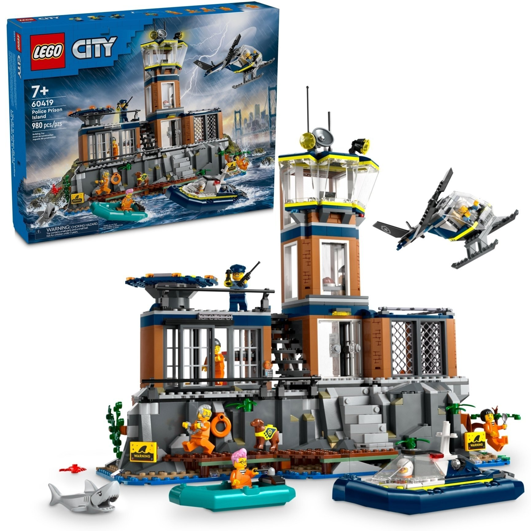 LEGO City Поліцейський острів-в`язниця 60419фото8