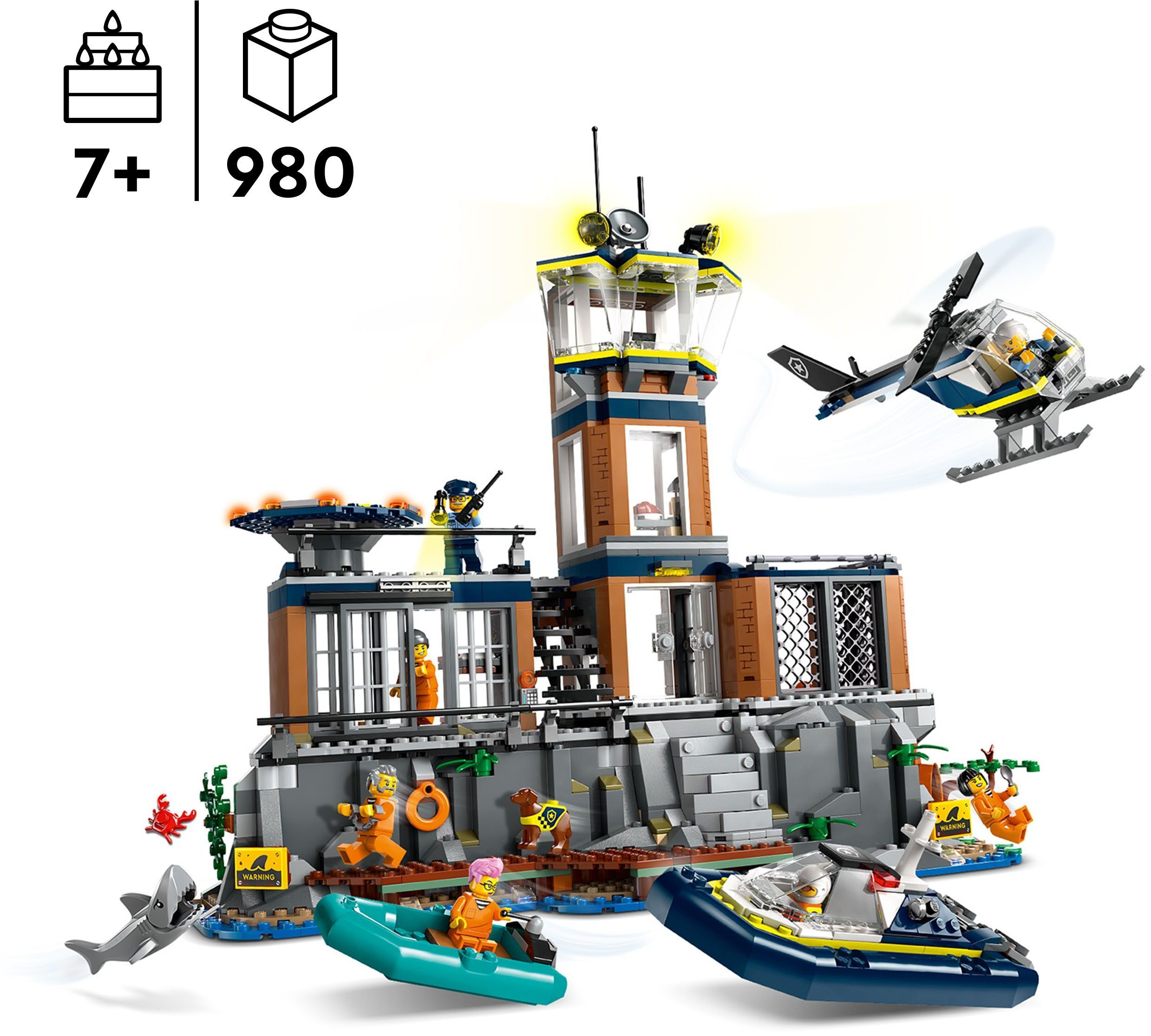 LEGO City Поліцейський острів-в'язниця 60419фото2