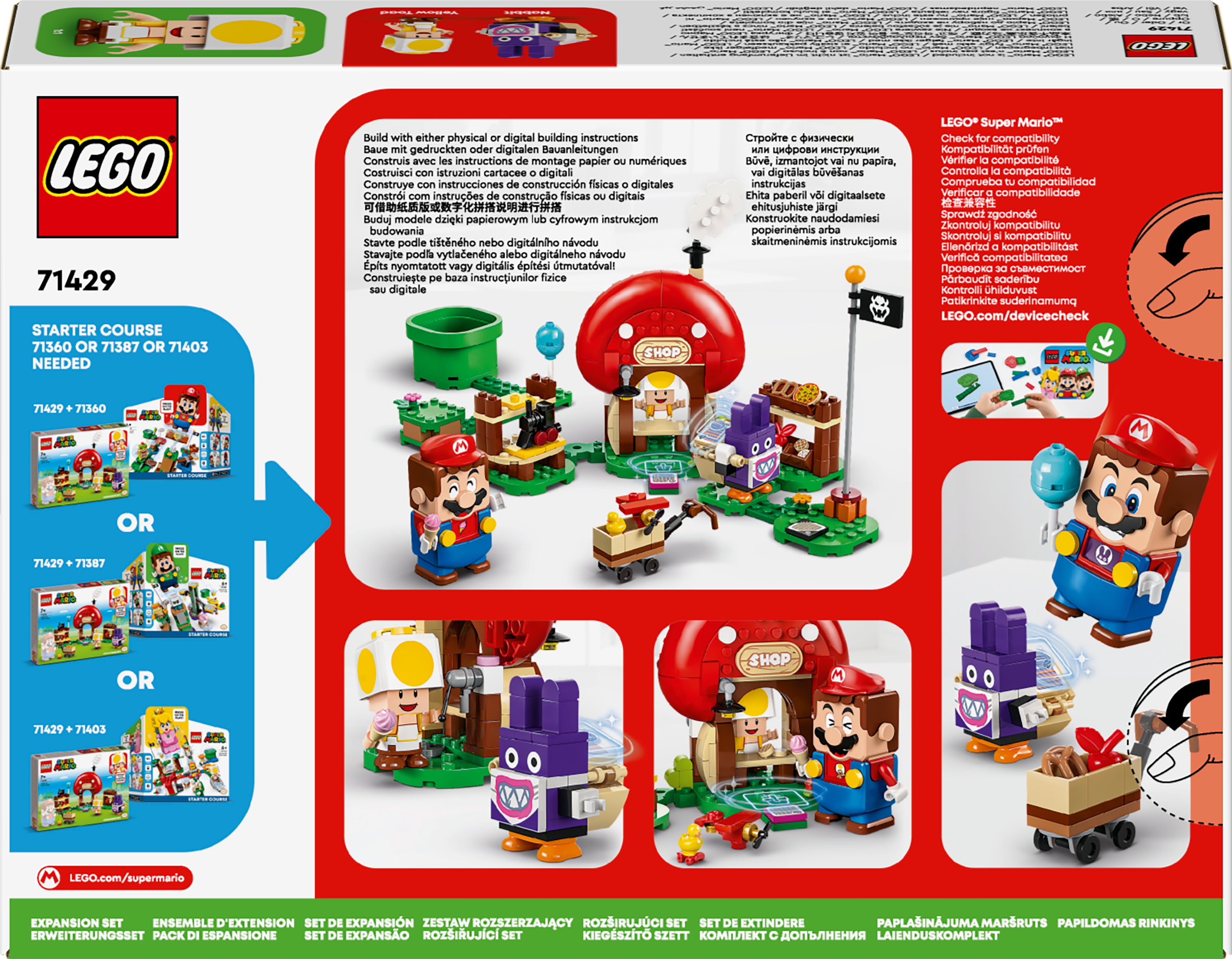 LEGO 71429 Super Mario Nabbit у крамниці Toad. Додатковий набірфото11
