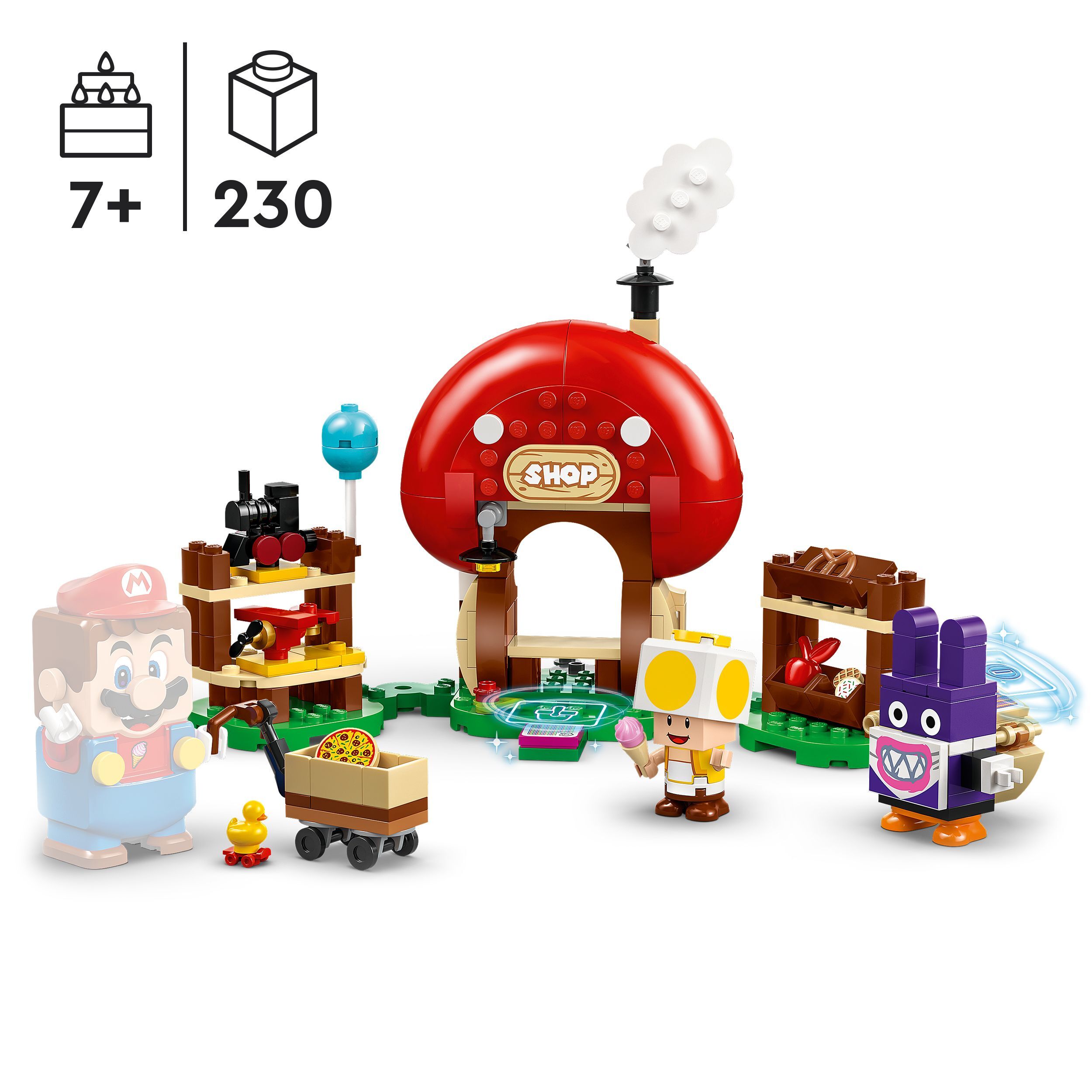LEGO 71429 Super Mario Nabbit у крамниці Toad. Додатковий набірфото2