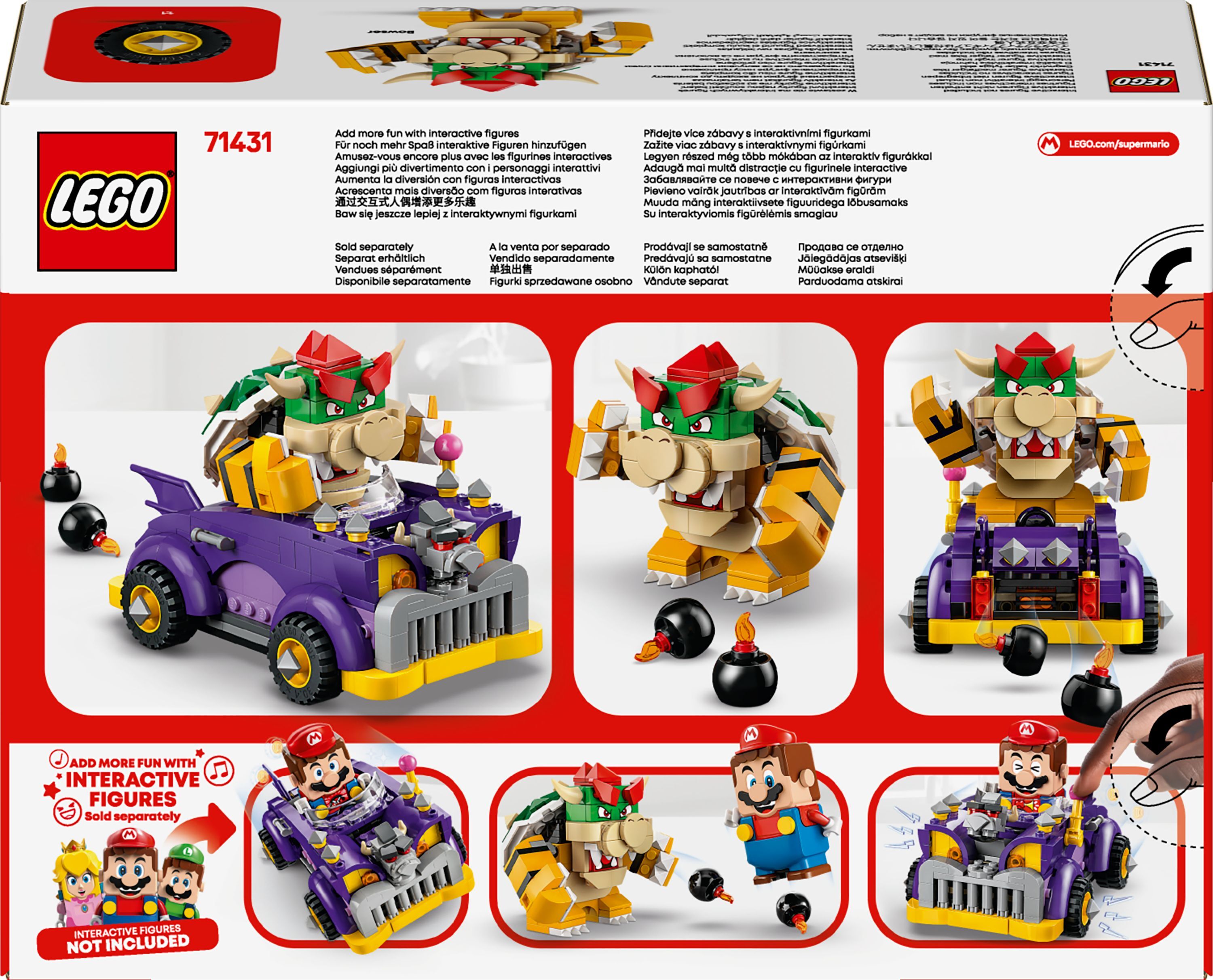 LEGO Super Mario Маслкар Bowser. Додатковий набір 71431фото11