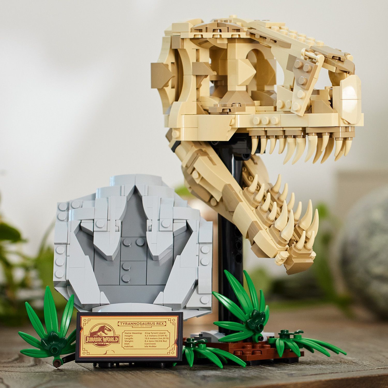 LEGO Jurassic World Окаменелости динозавров: череп тираннозавра 76964 фото 7