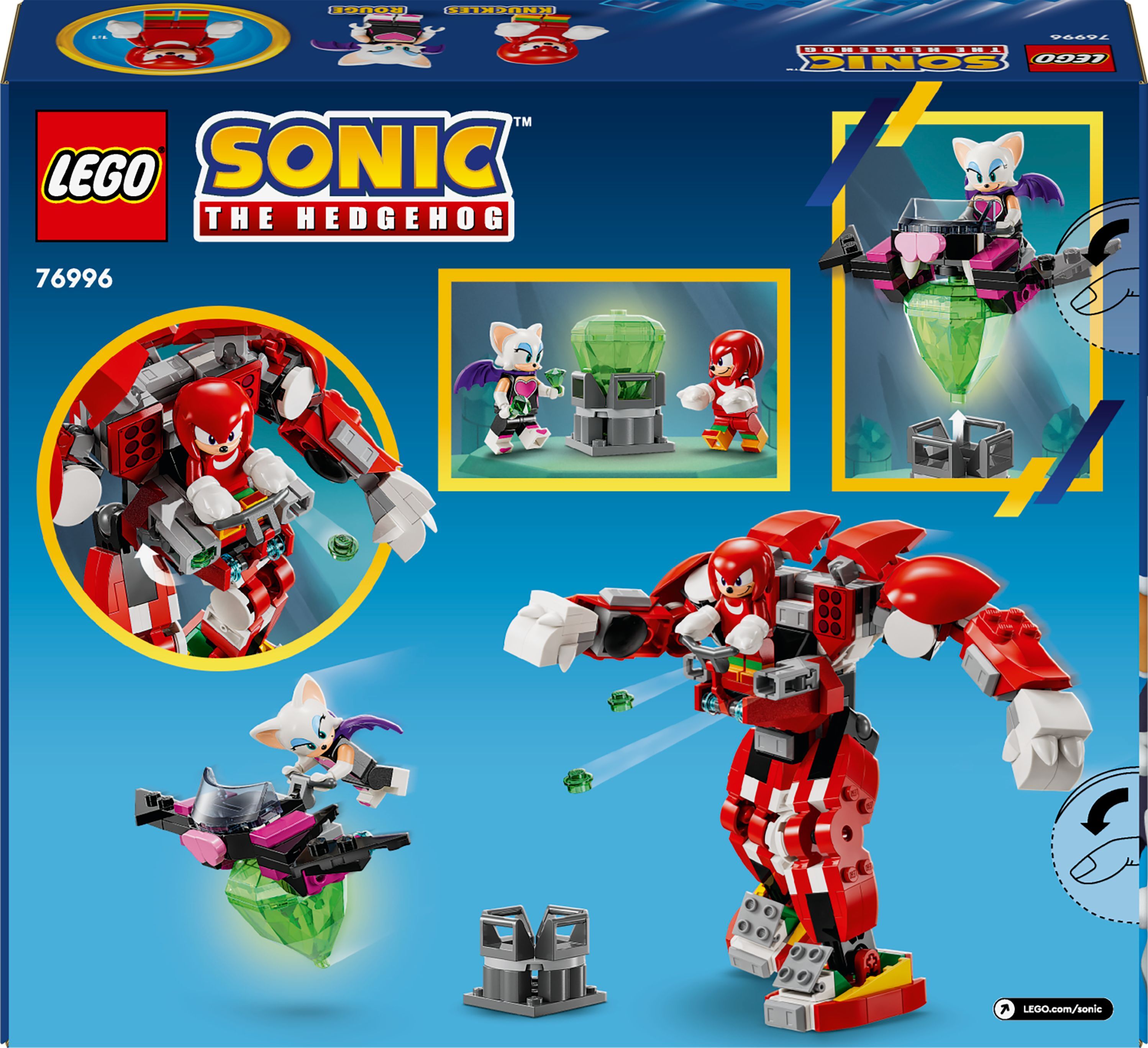 LEGO Sonic the Hedgehog Часовой робот Ехидны Наклз 76996 фото 8