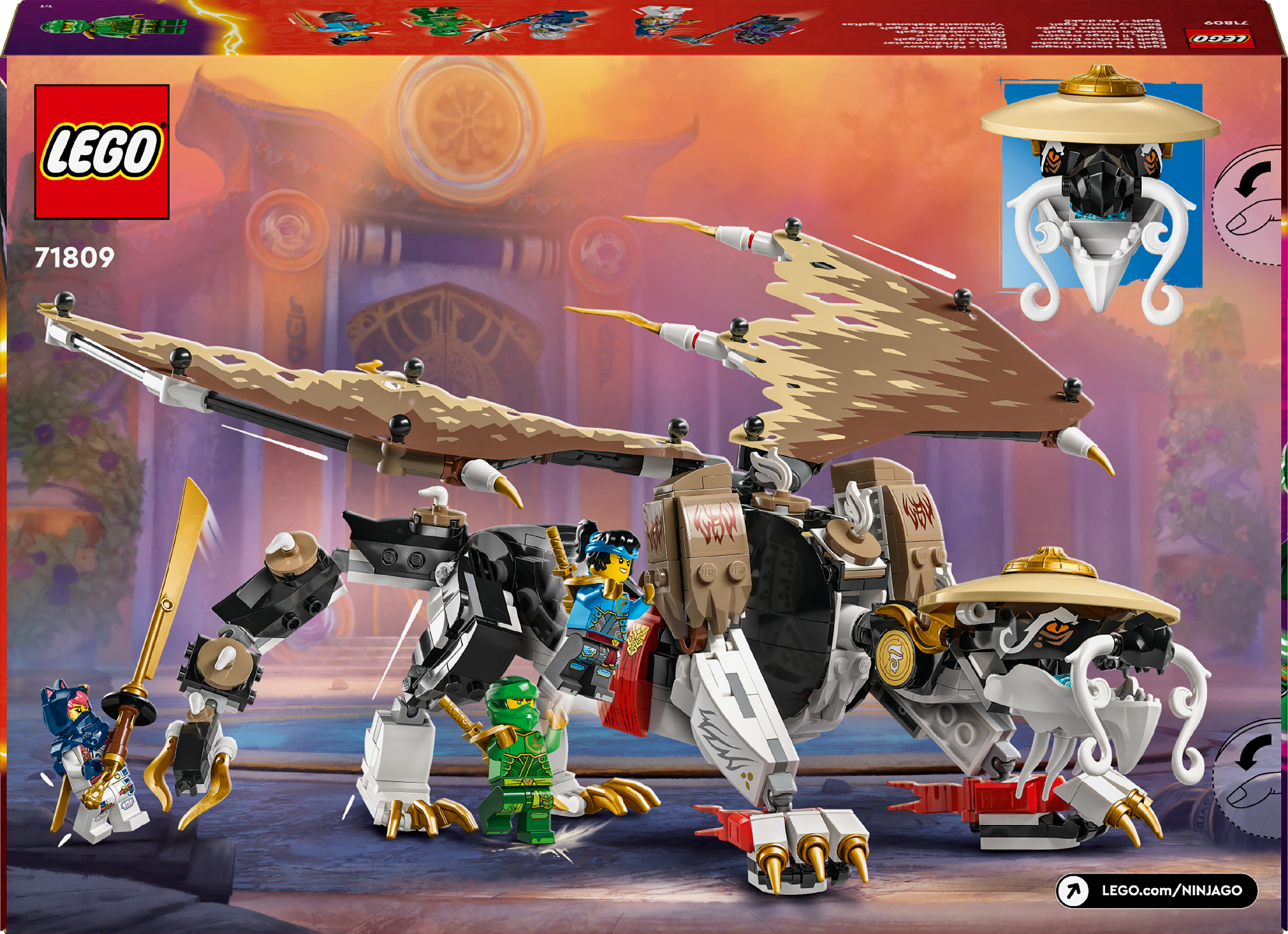 LEGO NINJAGO Эгалт Повелитель Драконов 71809 фото 10