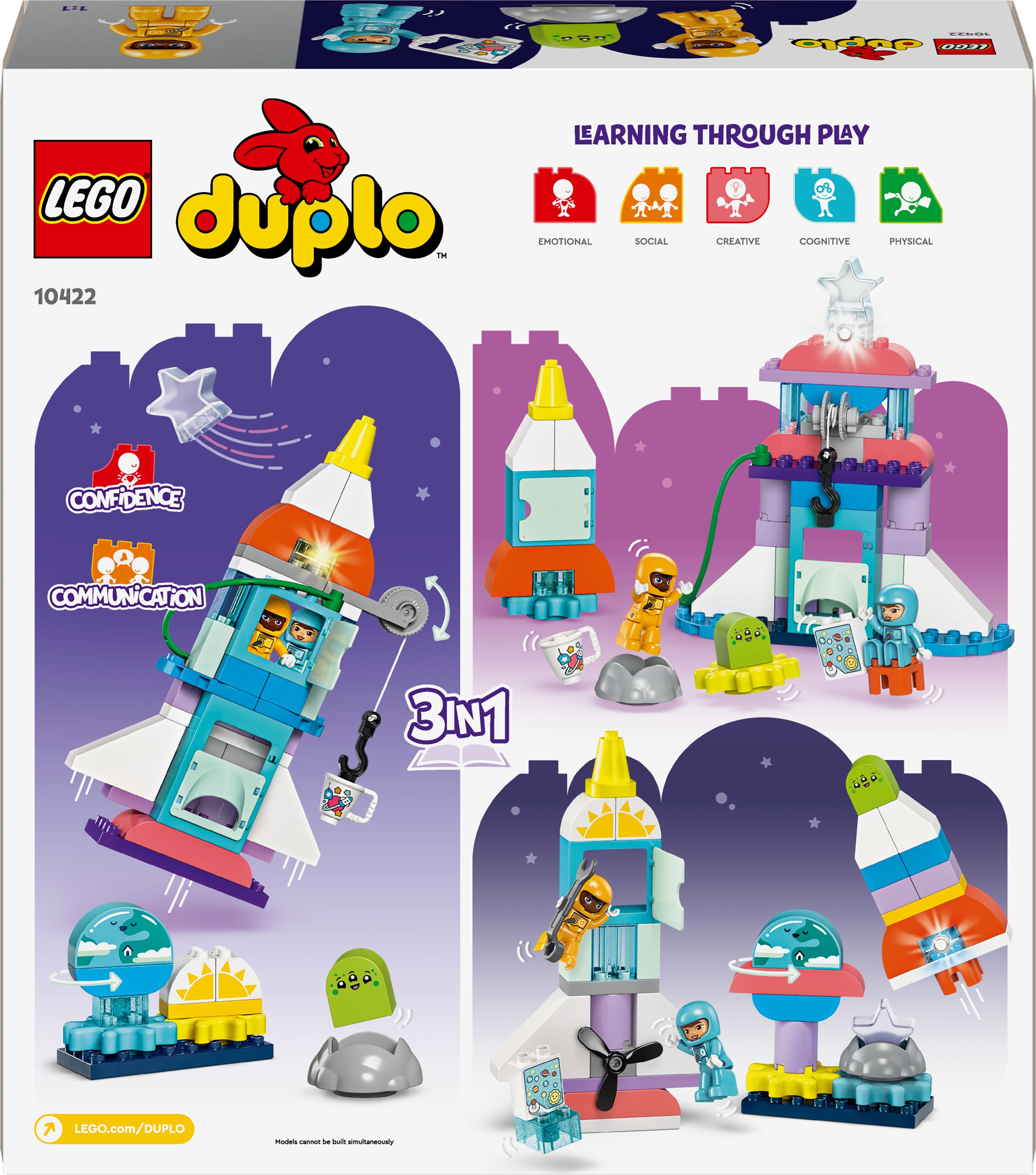 LEGO DUPLO Town Приключения на космическом шаттле 3в1 10422 фото 9