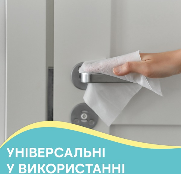 Салфетки влажные для уборки хозяйственные Pani Blysk универсальные 48 шт фото 