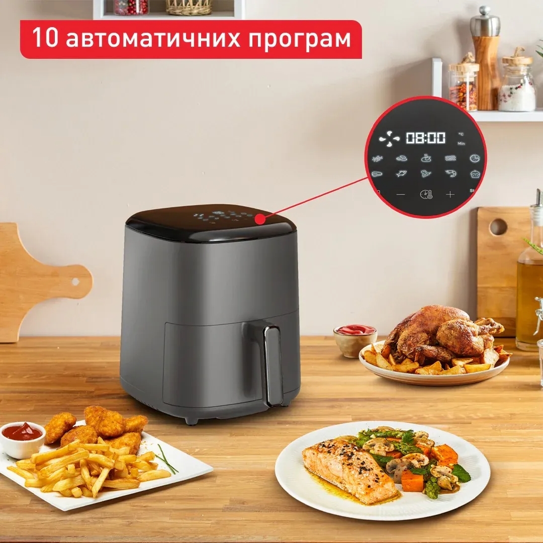 Мультипіч Tefal EasyFry Max EY245310фото6
