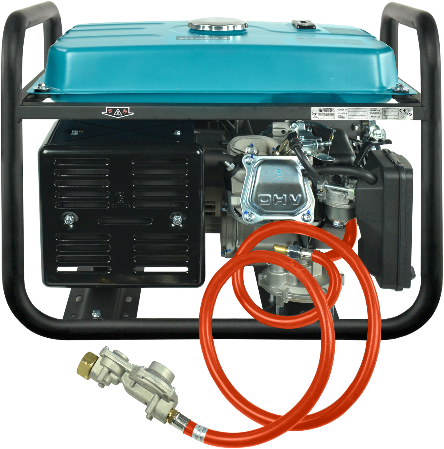 Генератор газово-бензиновий Konner&amp;Sohnen KS 10000E G, 230В, 8.0кВт (KS10000EG)фото