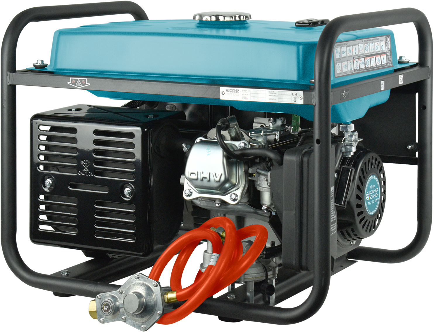 Генератор газово-бензиновый Konner&Sohnen KS 3000G, 230В, 3.0кВт (KS3000G) фото 12