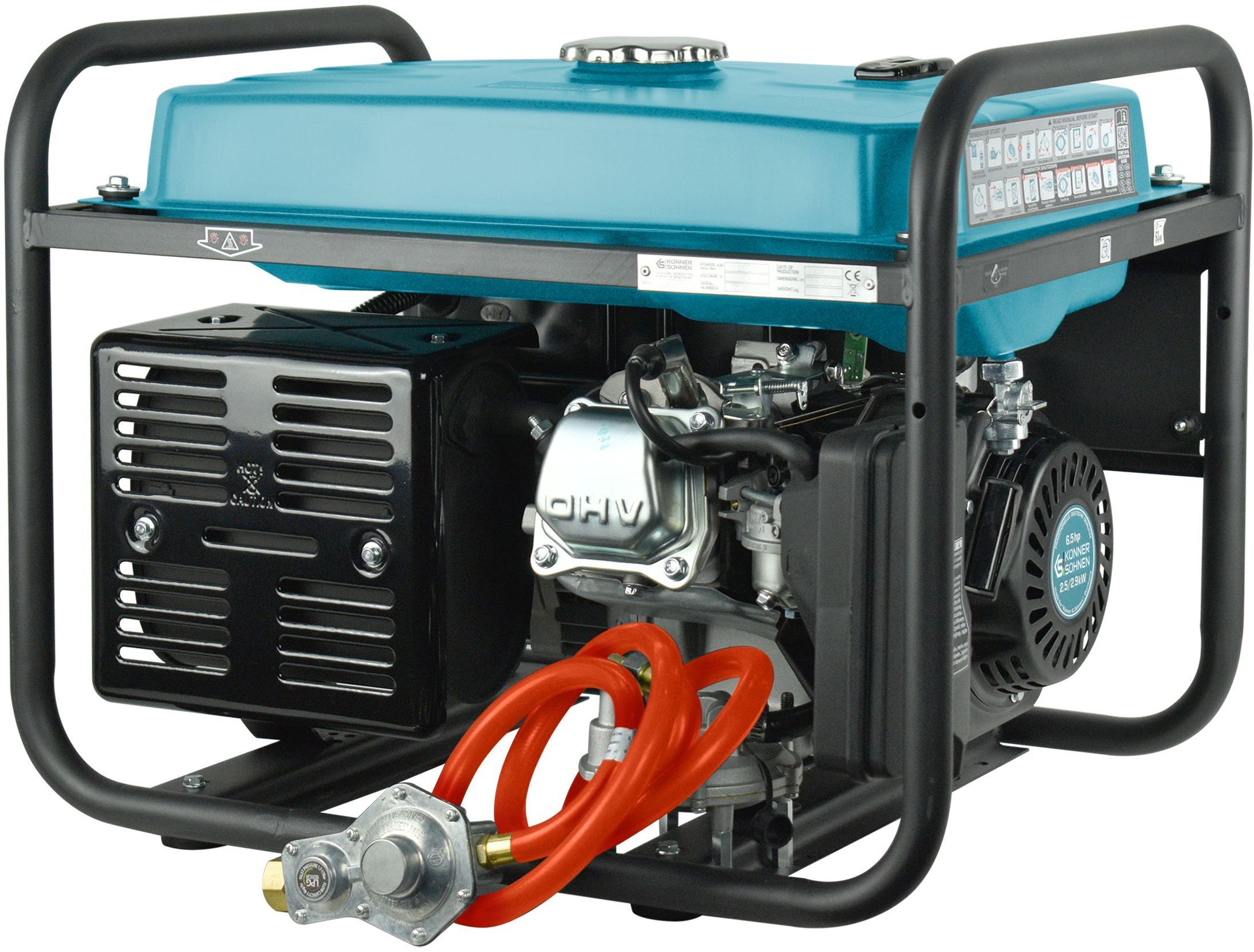Генератор газово-бензиновый Konner&Sohnen KS 2900G, 230В, 2.9кВт (KS2900G) фото 14