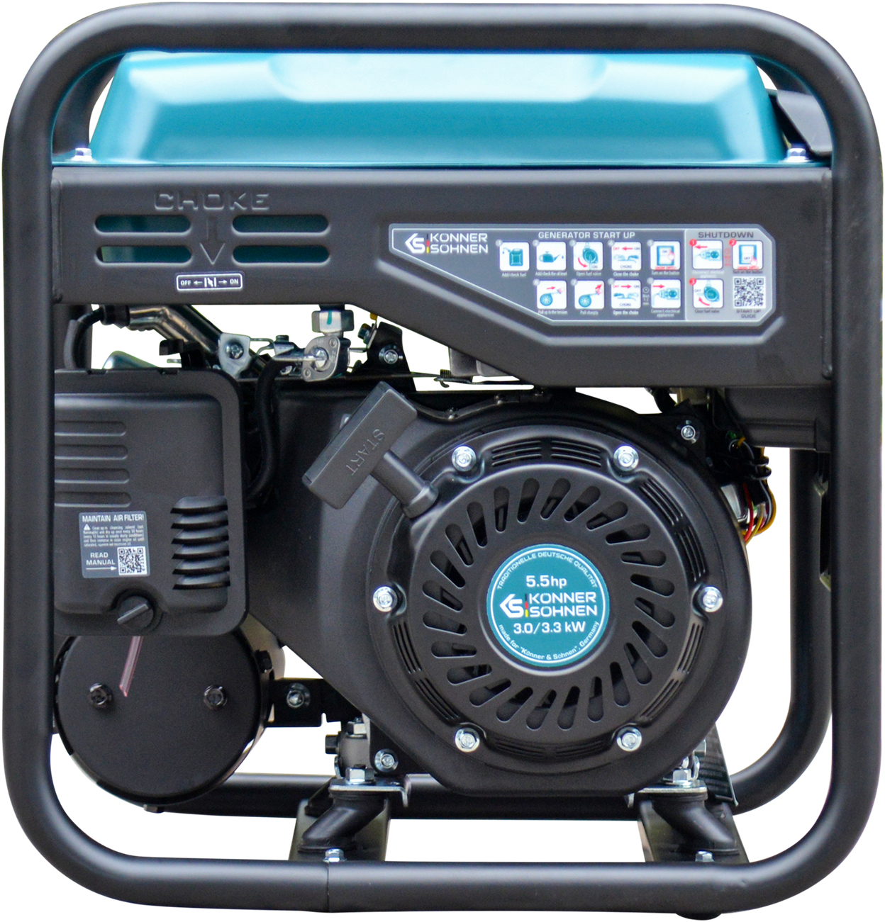 Генератор інверторний бензиновий Konner&amp;Sohnen KS 3300i, 230В, 3.3кВт (KS3300i)фото