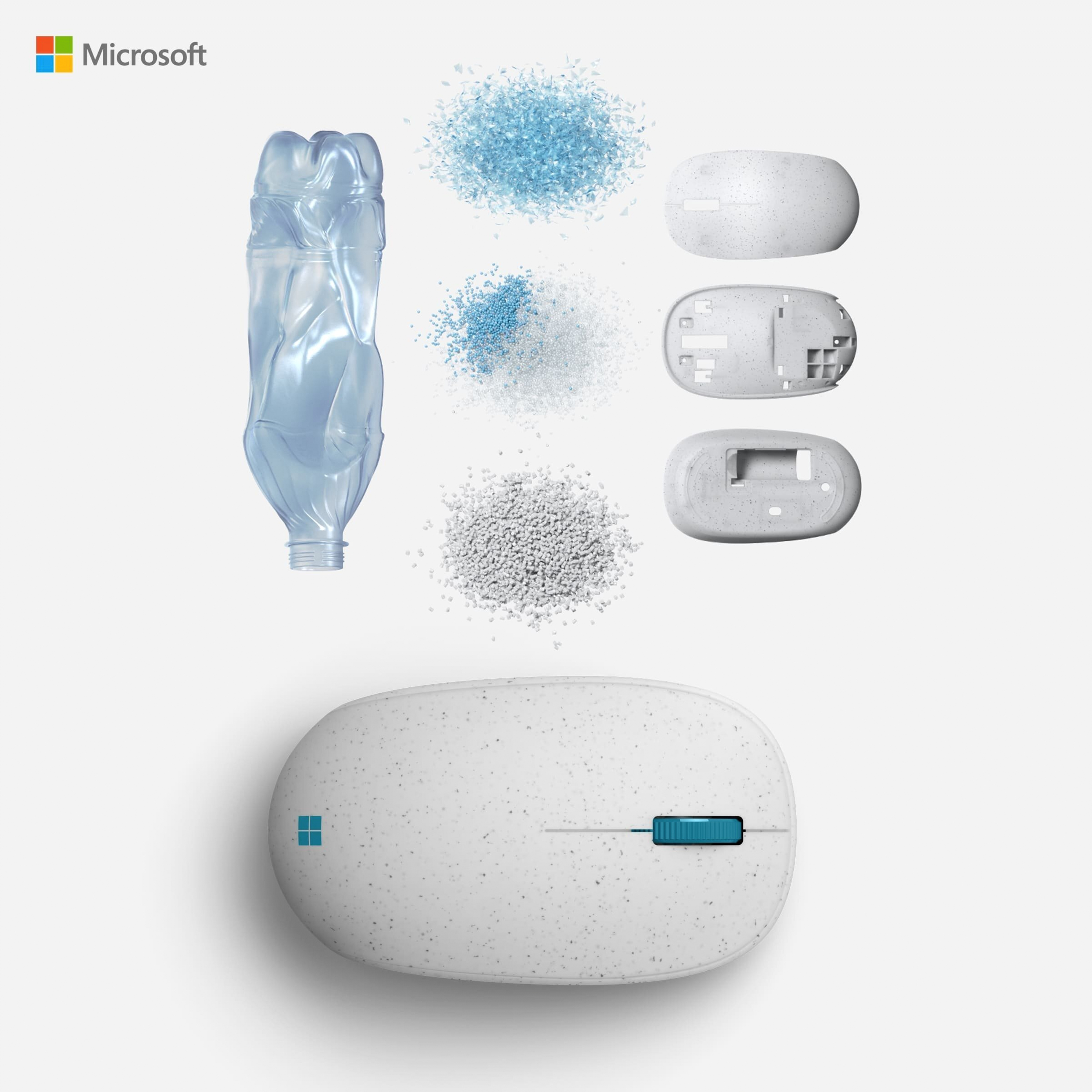 Мышь Microsoft Ocean Plastic BT, White (I38-00003) фото 5