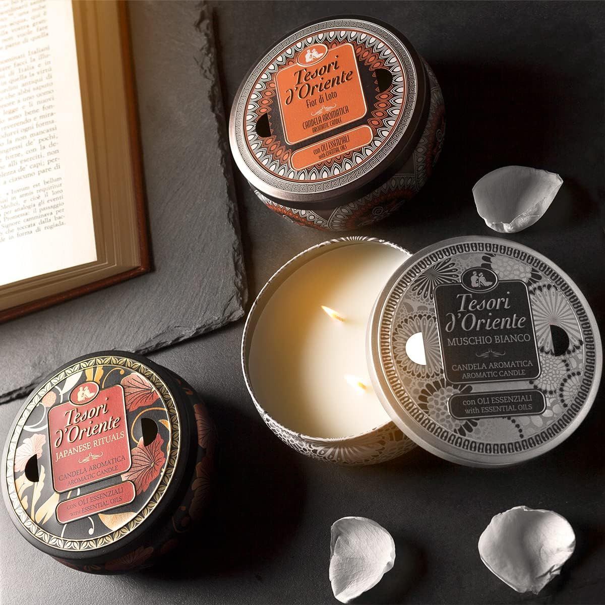 Ароматична свічка Tesori d'Oriente Білий мускус 200гфото10