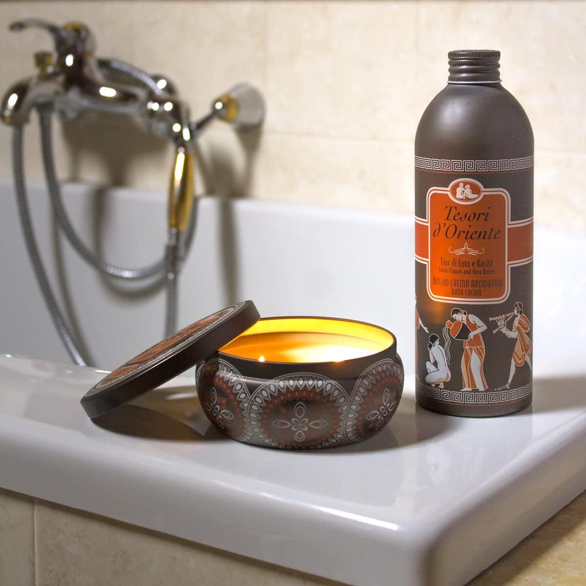 Ароматична свічка Tesori d'Oriente квітка лотоса 200гфото8