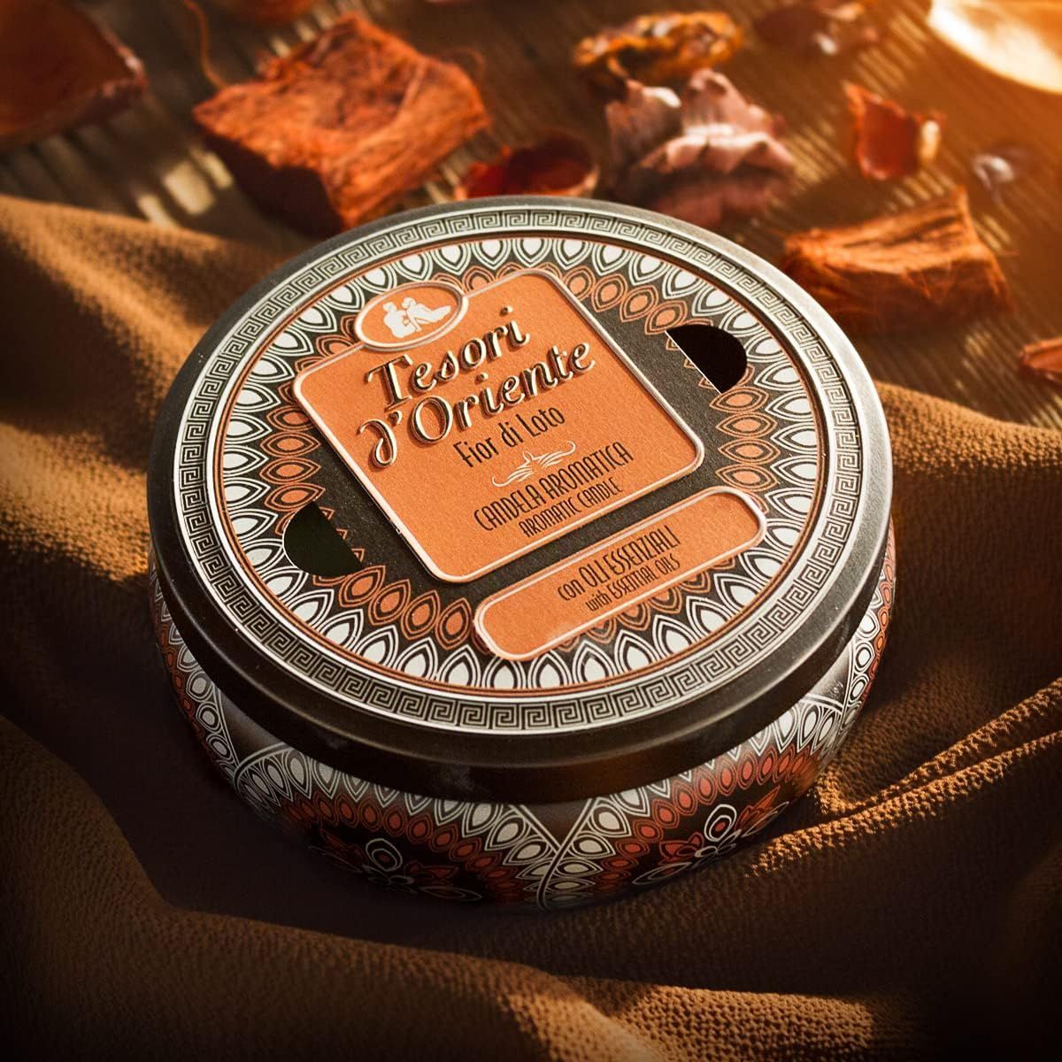 Ароматична свічка Tesori d'Oriente квітка лотоса 200гфото5