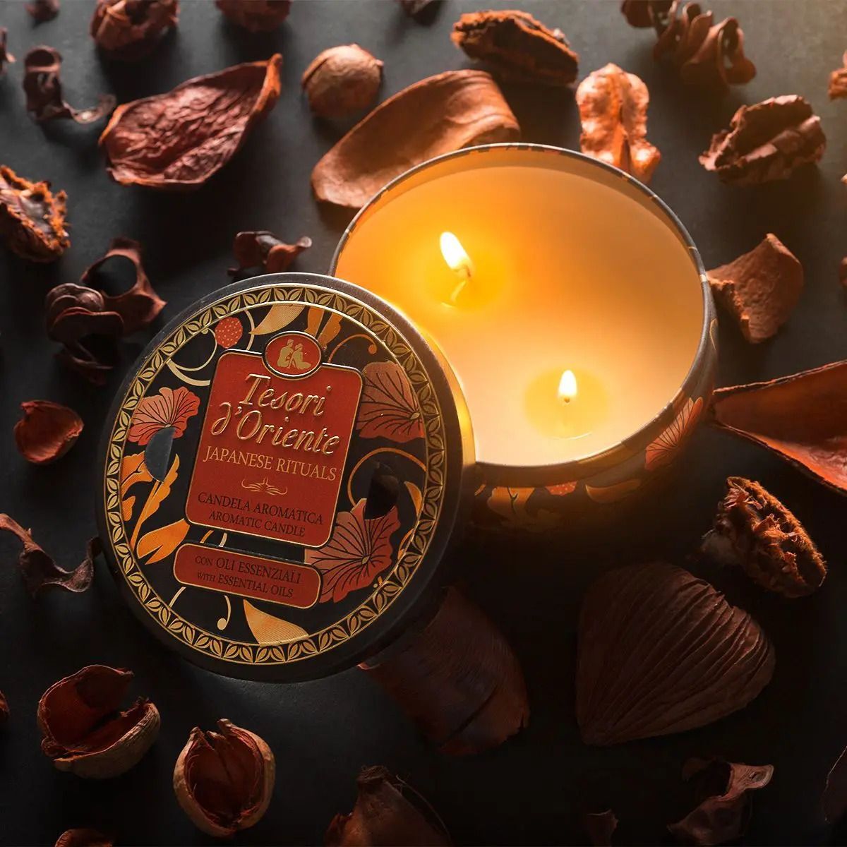Ароматична свічка Tesori d'Oriente Японські ритуали 200гфото7