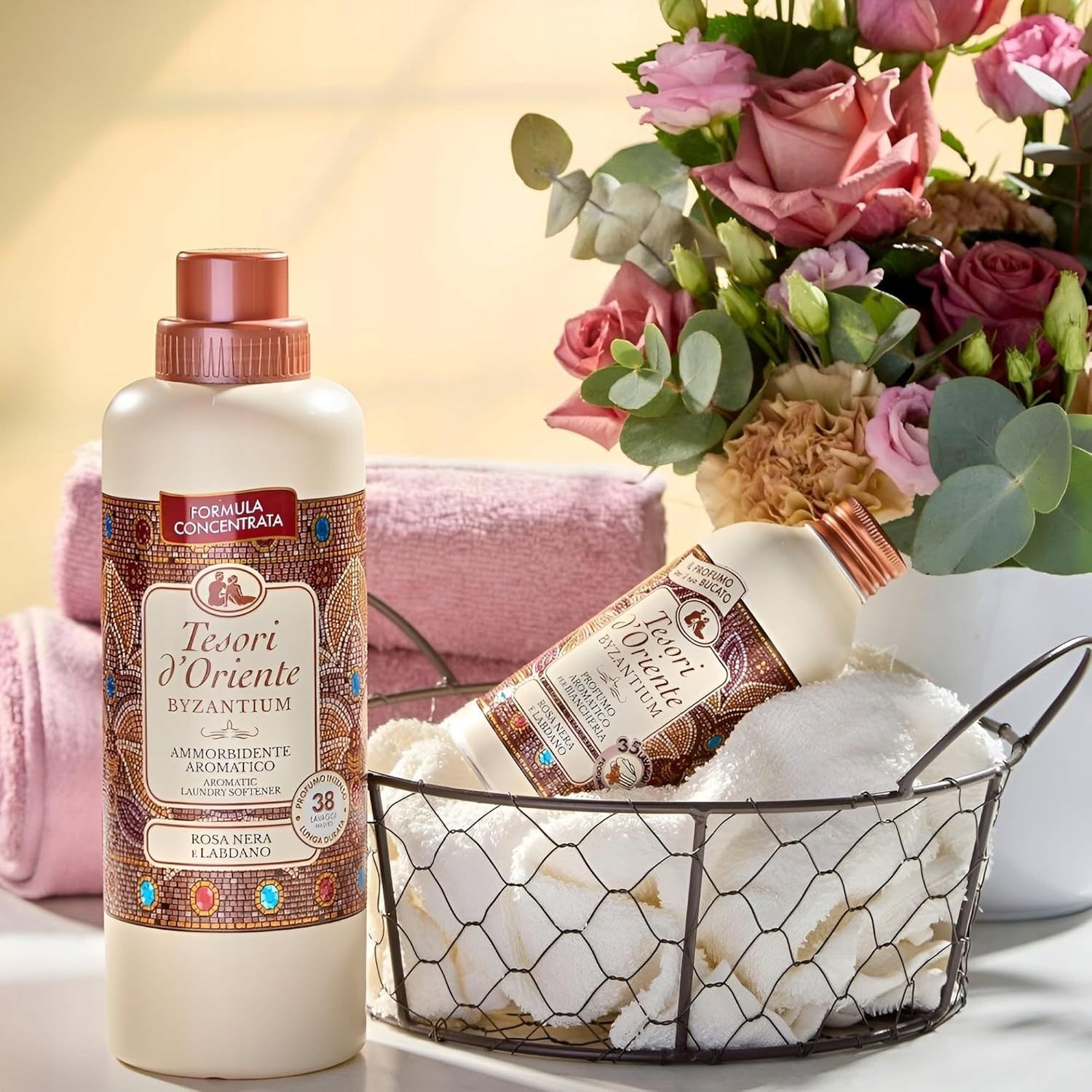 Кондиціонер для прання Tesori d'Oriente Візантія Чорна троянда та лабданум парфумований 760млфото