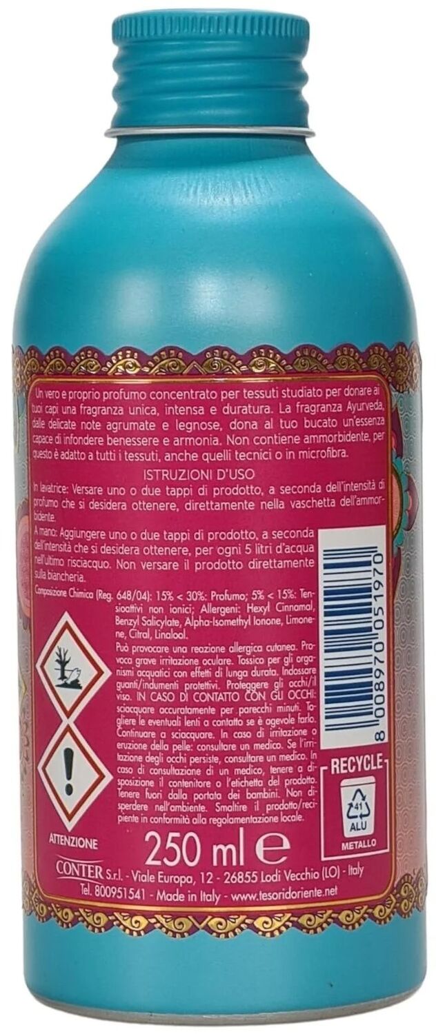 Парфум-ополіскувач для білизни Tesori d'Oriente Аюрведа 250млфото
