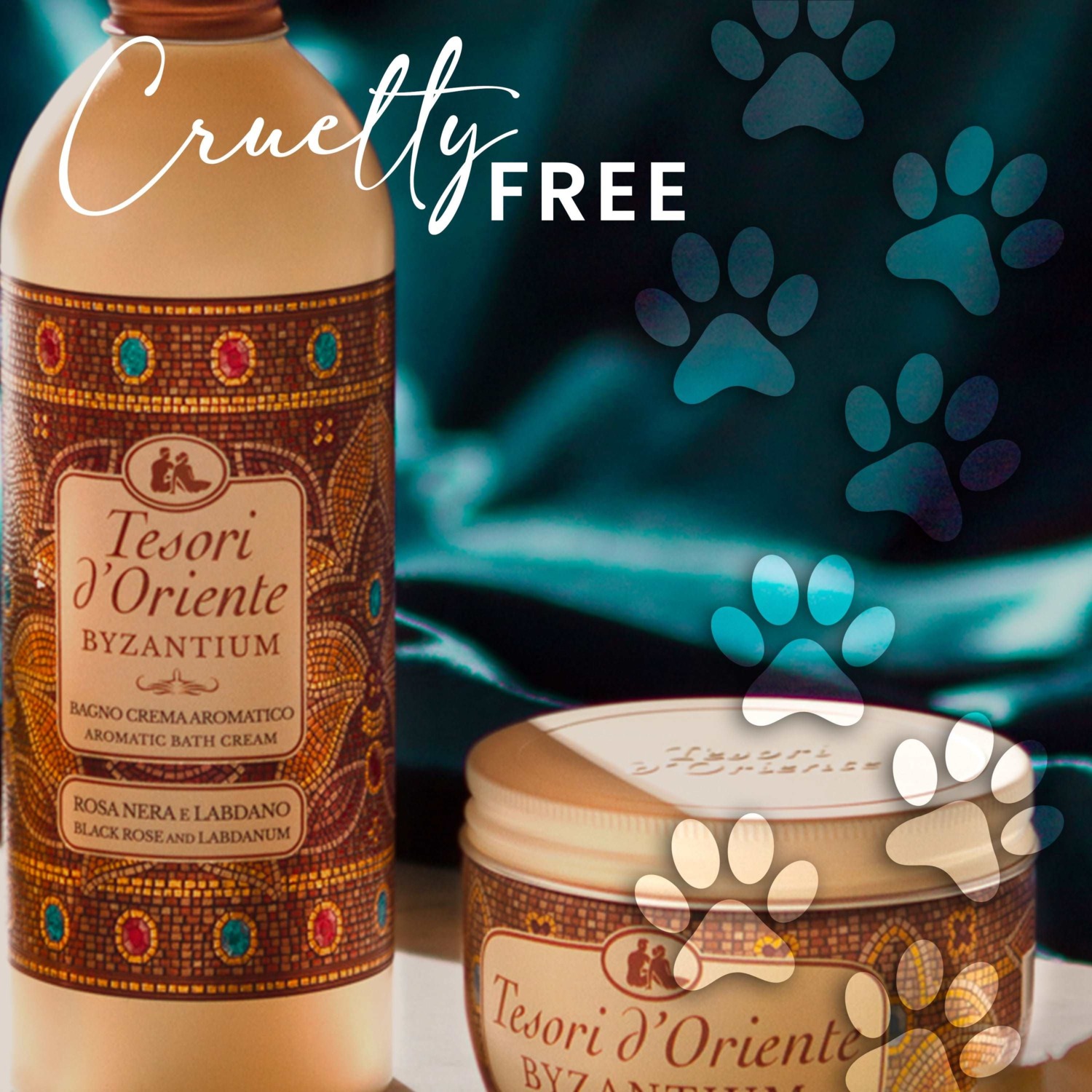 Крем-гель для ванны Tesori d'Oriente Византия черная роза и ламданум 500мл фото