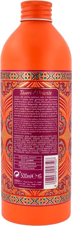 Крем-гель для ванны Tesori d'Oriente Карма 500мл фото 