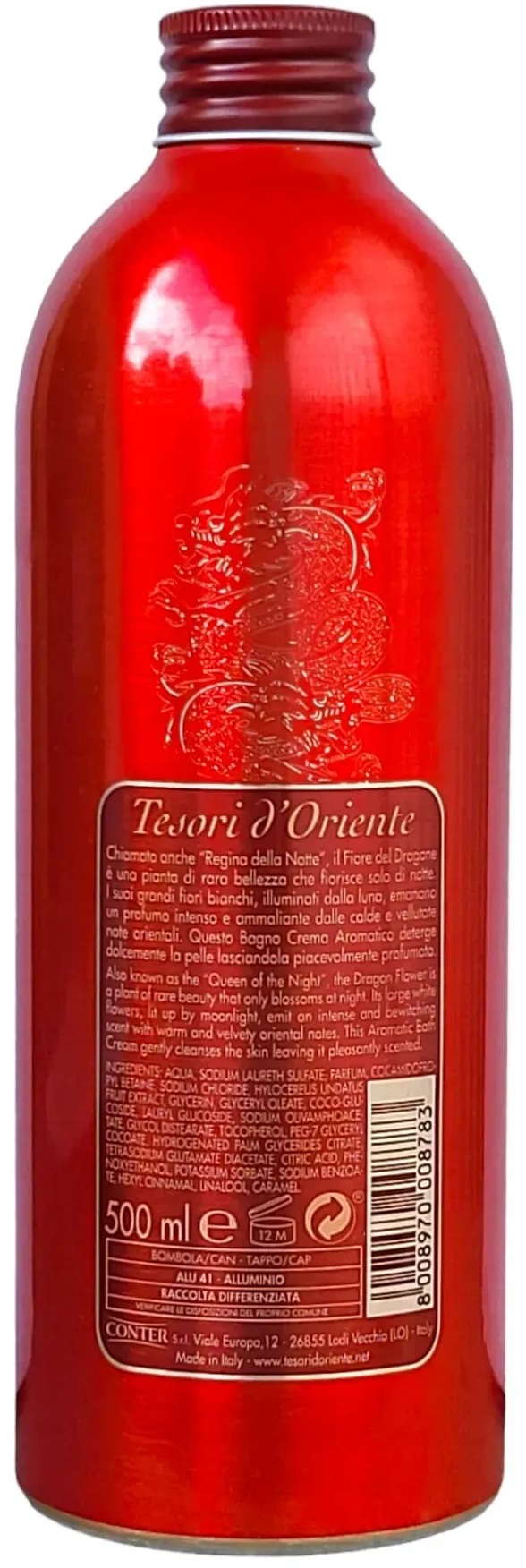 Крем-гель для ванны Tesori d'Oriente Цветок дракона и питайя 500мл фото 