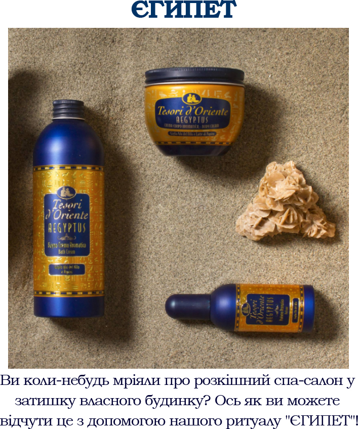 Крем-гель для душа Tesori d'Oriente Египет голубая лилия и папирус 250мл фото 2