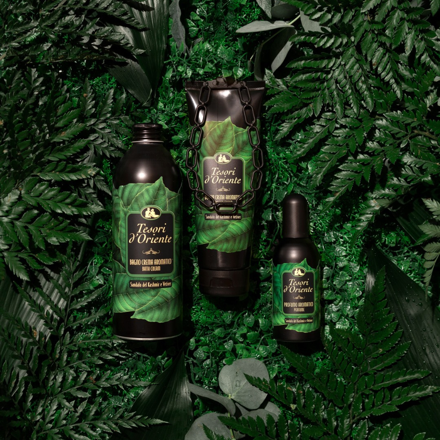 Крем-гель для душа Tesori d'Oriente Кашмирский сандал и ветивер 250мл фото 3