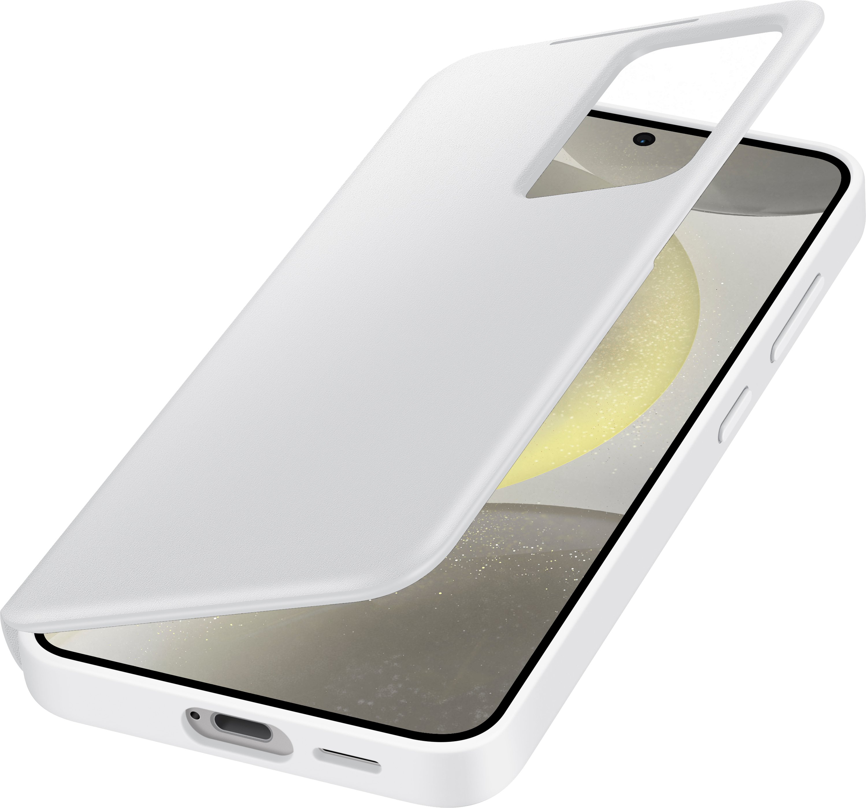 Чохол Samsung Smart View Wallet Case для Galaxy S24 (S921) White (EF-ZS921CWEGWW)фото4