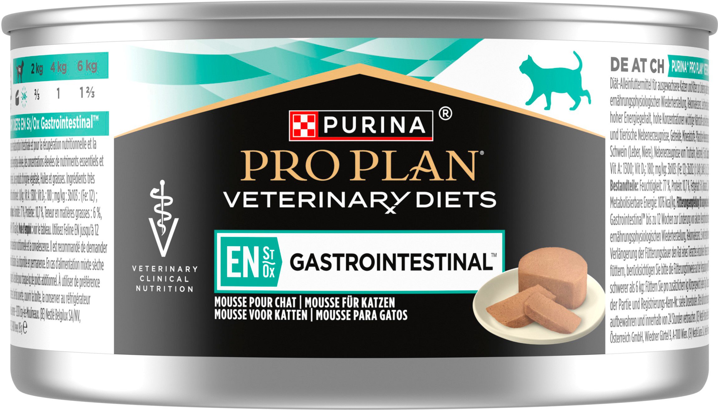 Влажный корм для котов Pro Plan Veterinary Diets EN Gastrointestinal 195г фото 3