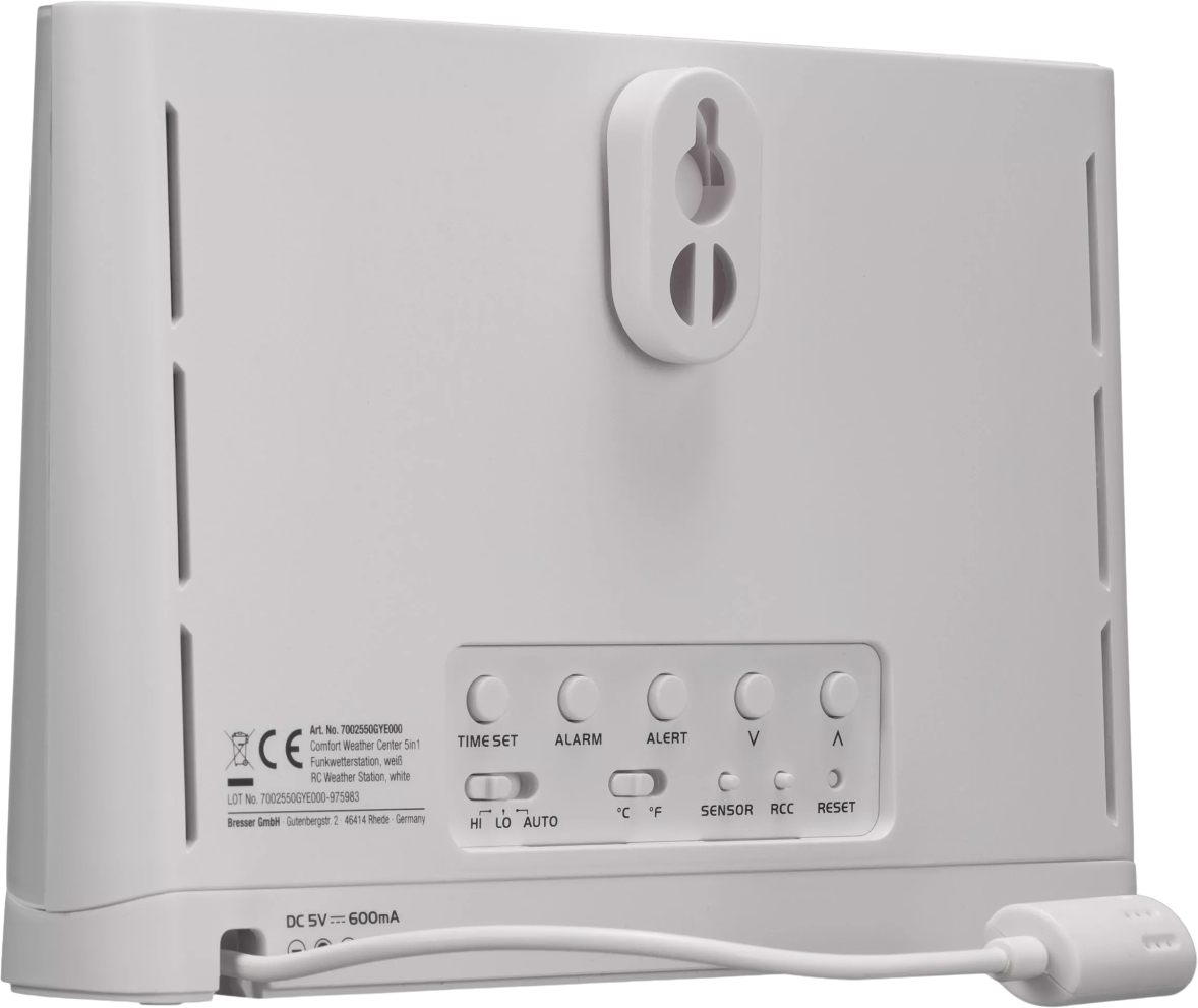 Метеостанция Bresser 5-in-1 Comfort Weather Center White (7002550GYE000) фото5
