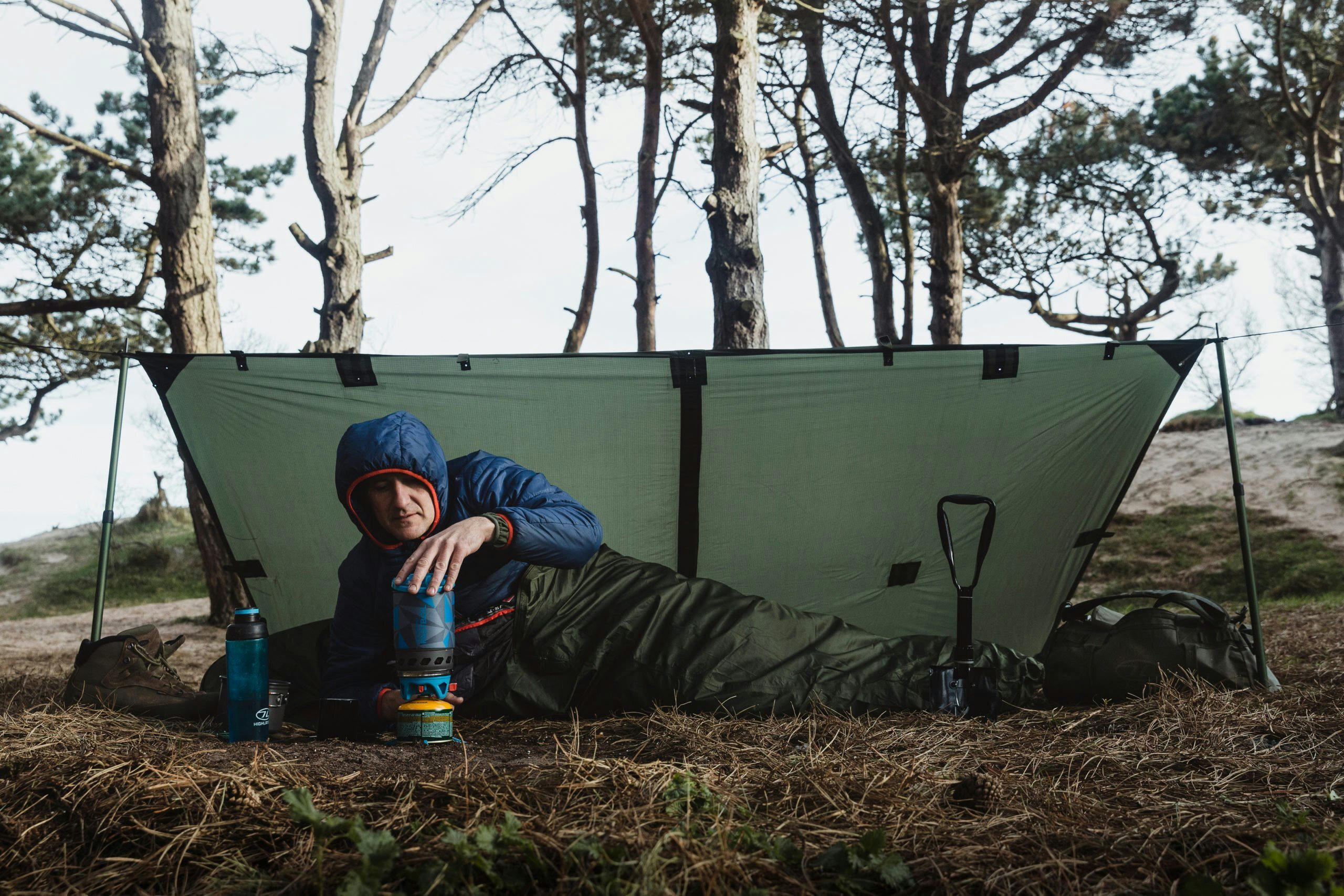 Бівачний мішок Highlander Hawk Bivvy Bag Olive (BIV001-OG)фото8