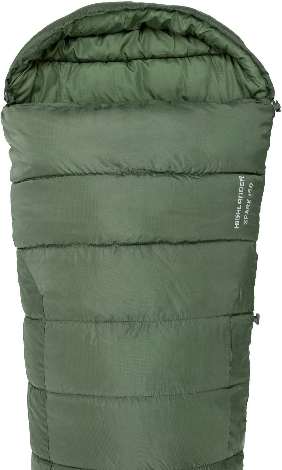 Спальный мешок Highlander Phoenix Spark 150/+4°C Olive Green Left (SB242-OG) фото 3