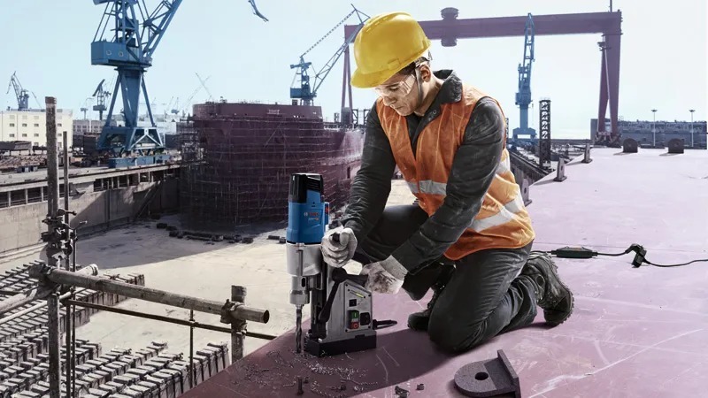 Дрель Bosch GBM 50-2, 1200Вт, MT 2-DIN 228, 50-250•500об•мин, 14.7кг (0.601.1B4.020) фото 