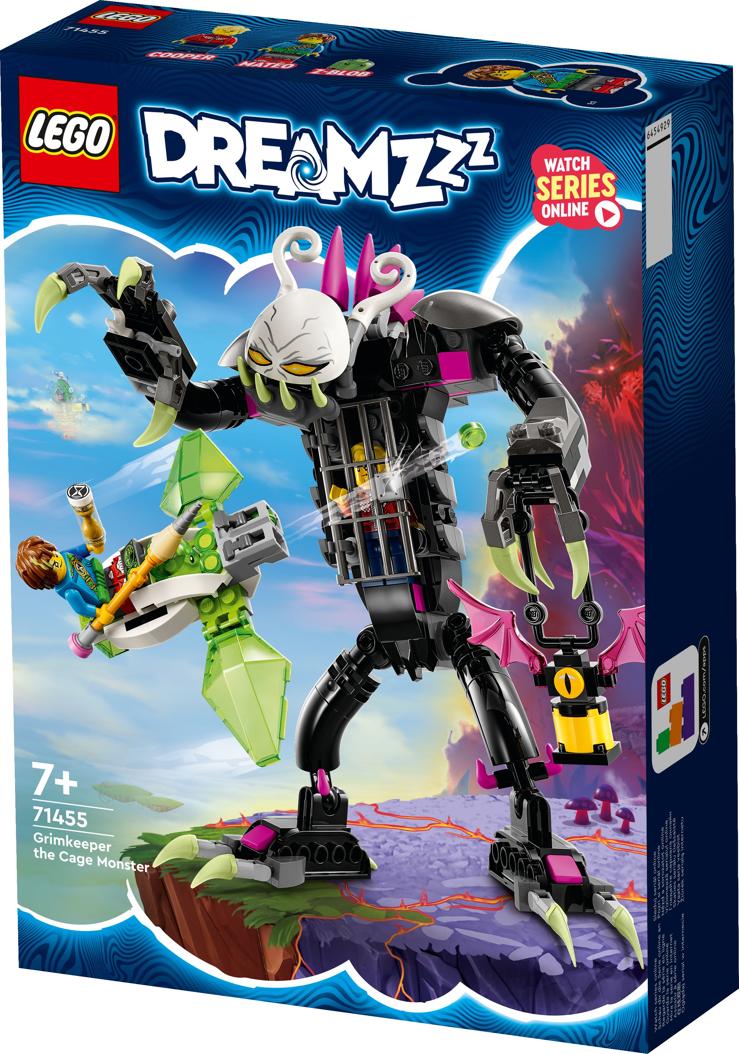LEGO 71455 Dreamzzz Гримкипер, монстр с клеткой фото 3